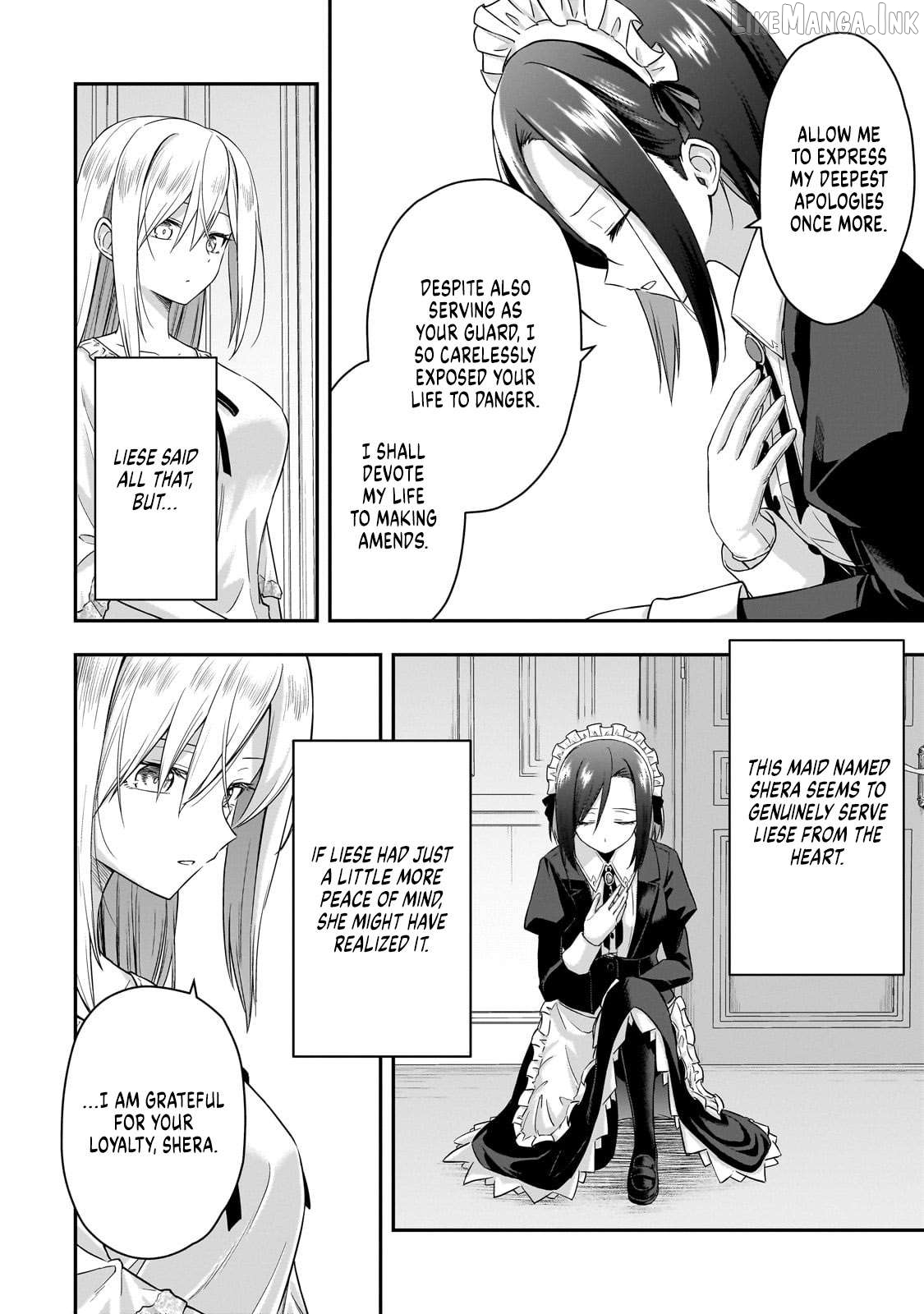 Hissatsu Reijou Liese ~Tensei Shita Saikyou no Koroshiya wa, Yami wo Matou Akuyaku Reijou to Naru~ Chapter 1 - page 41