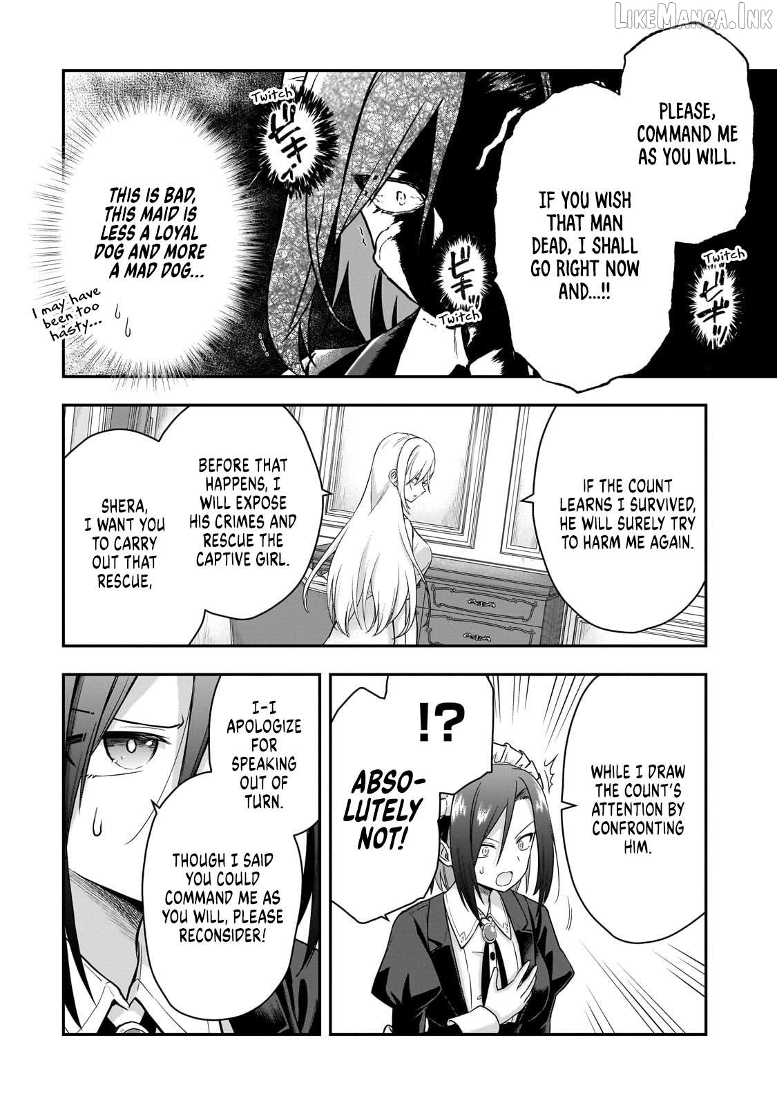Hissatsu Reijou Liese ~Tensei Shita Saikyou no Koroshiya wa, Yami wo Matou Akuyaku Reijou to Naru~ Chapter 1 - page 43