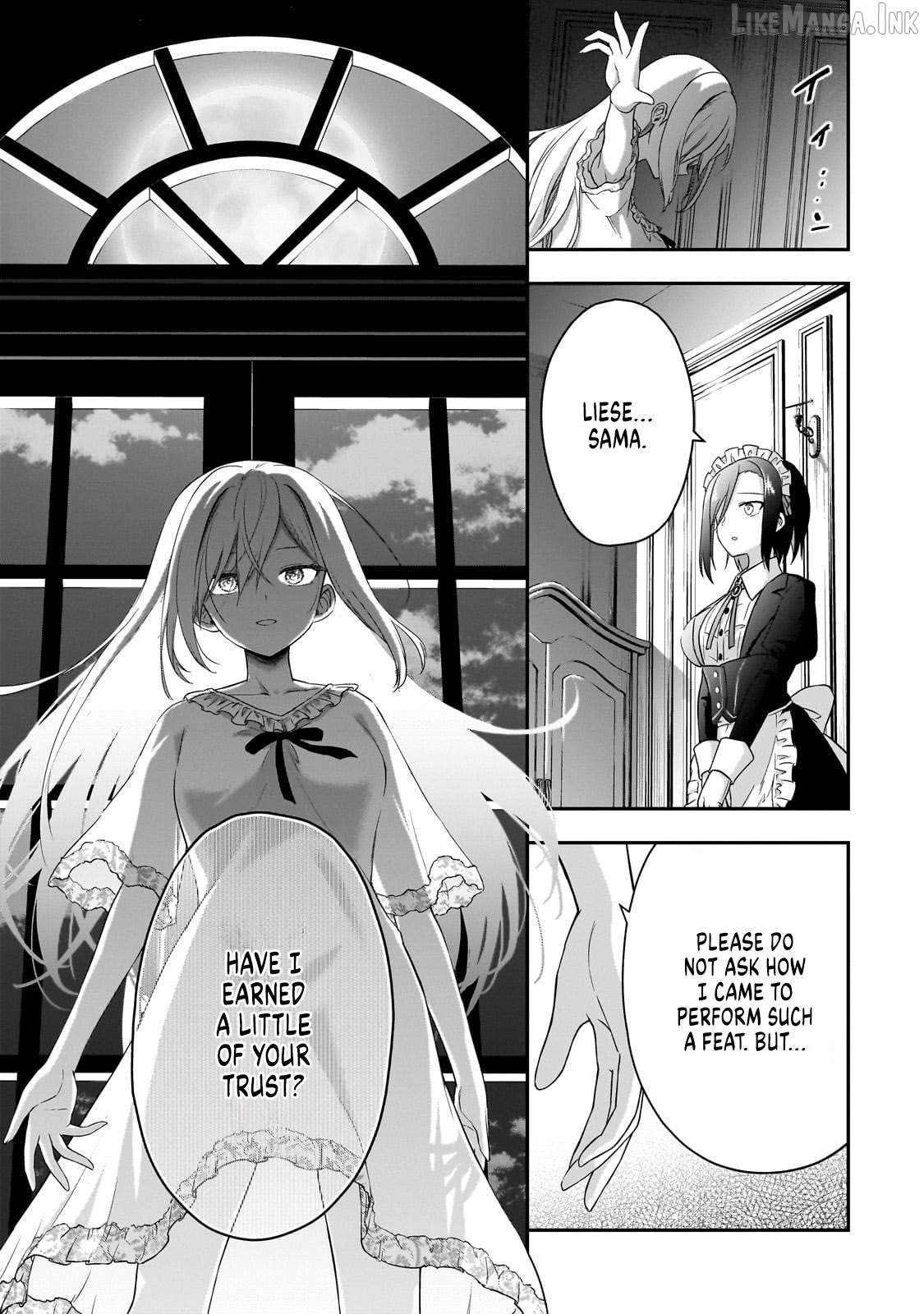 Hissatsu Reijou Liese ~Tensei Shita Saikyou no Koroshiya wa, Yami wo Matou Akuyaku Reijou to Naru~ Chapter 1 - page 46