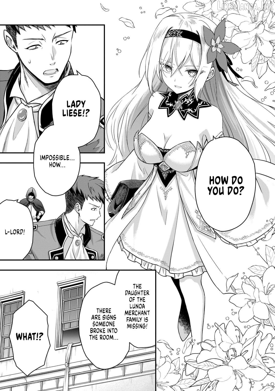 Hissatsu Reijou Liese ~Tensei Shita Saikyou no Koroshiya wa, Yami wo Matou Akuyaku Reijou to Naru~ Chapter 1 - page 52