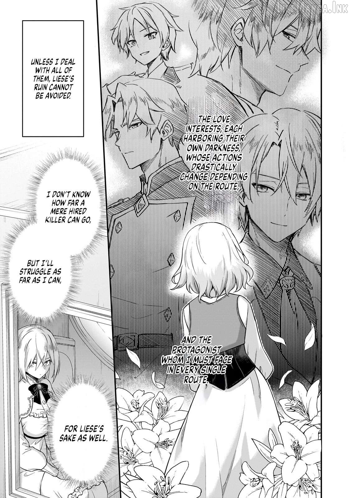 Hissatsu Reijou Liese ~Tensei Shita Saikyou no Koroshiya wa, Yami wo Matou Akuyaku Reijou to Naru~ Chapter 1 - page 71