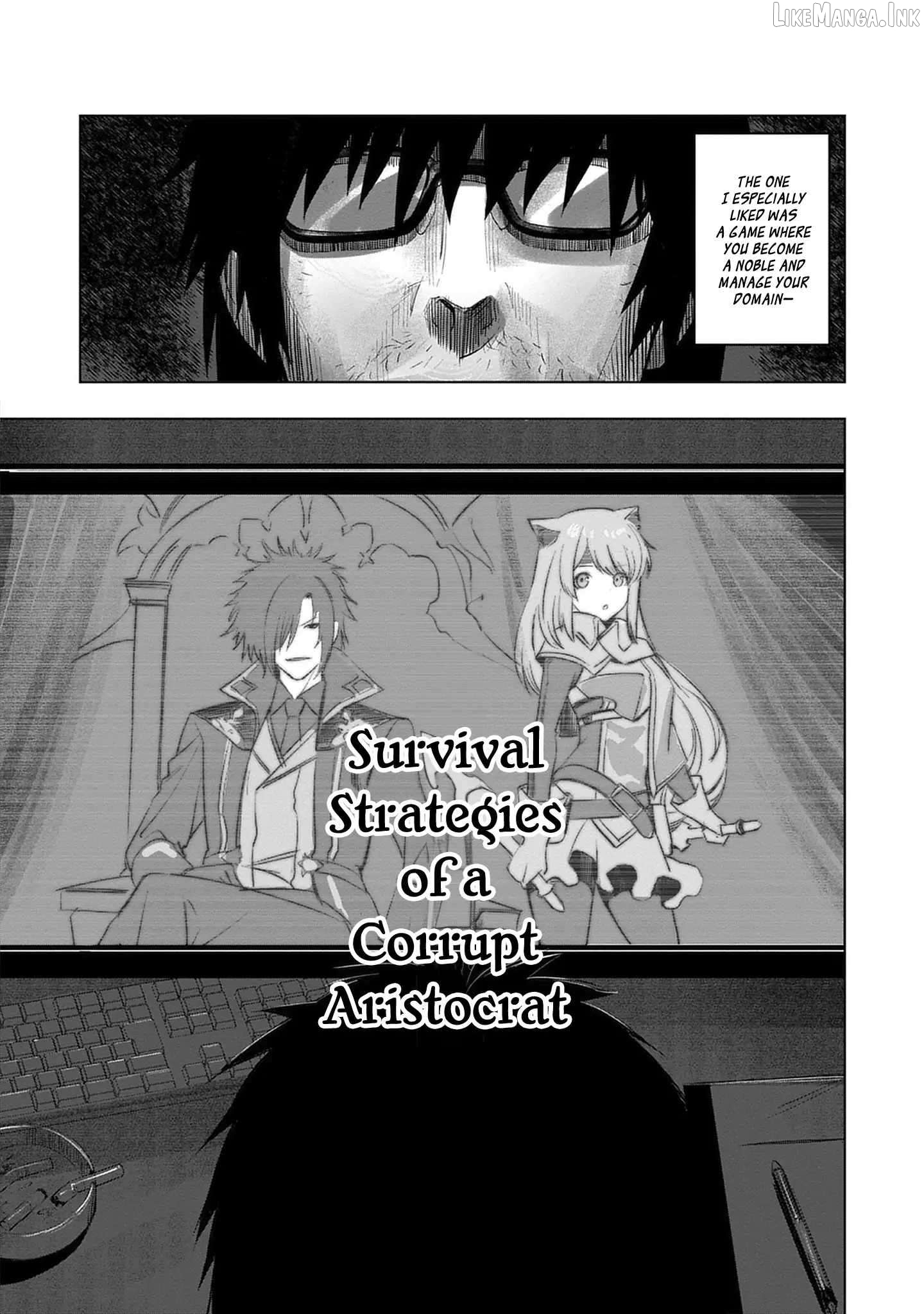 Akutoku Kizoku no Seizon Senryaku Chapter 1 - page 7