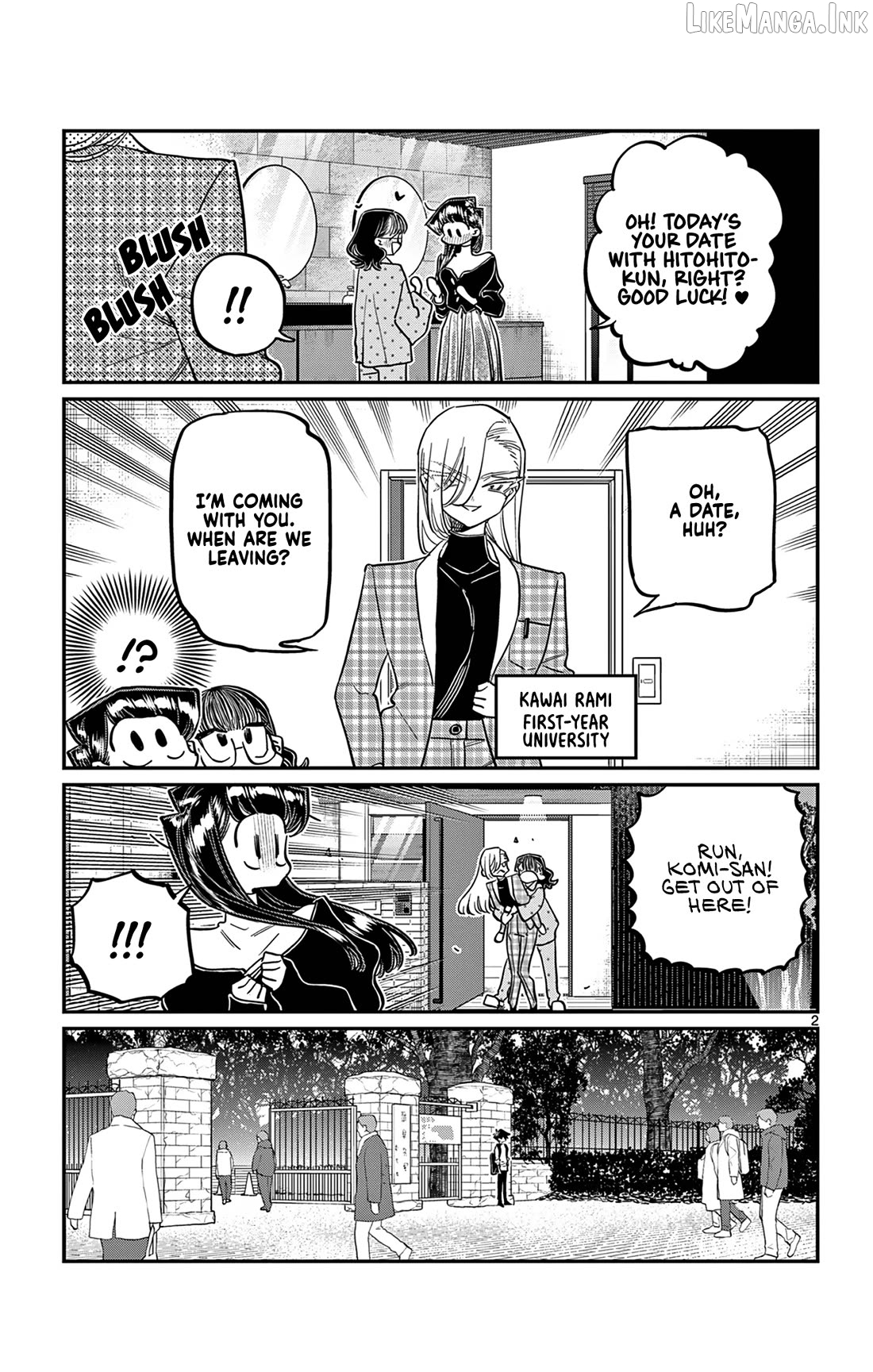 Komi-san wa Komyushou Desu Chapter 500 - page 2