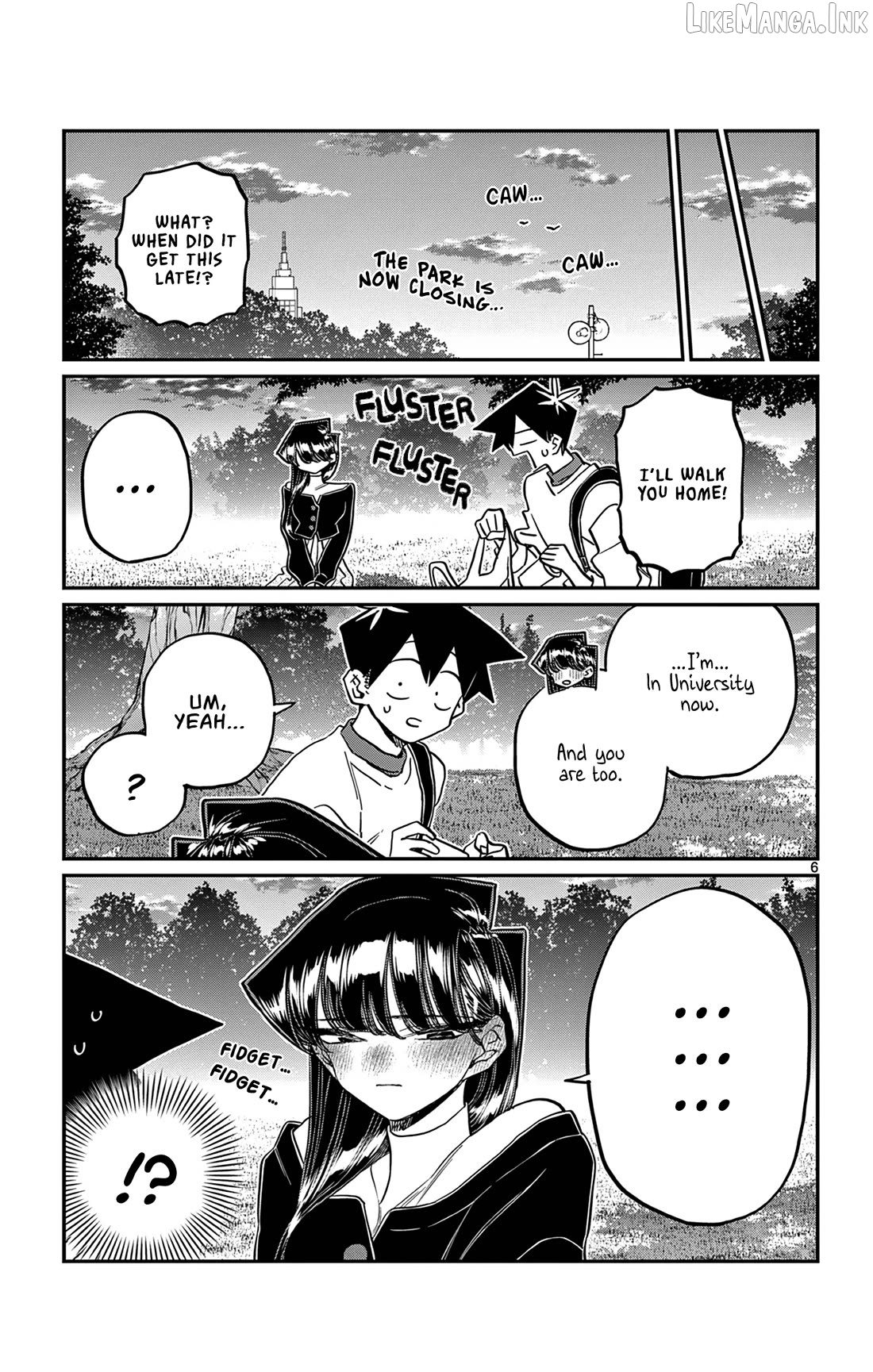 Komi-san wa Komyushou Desu Chapter 500 - page 6