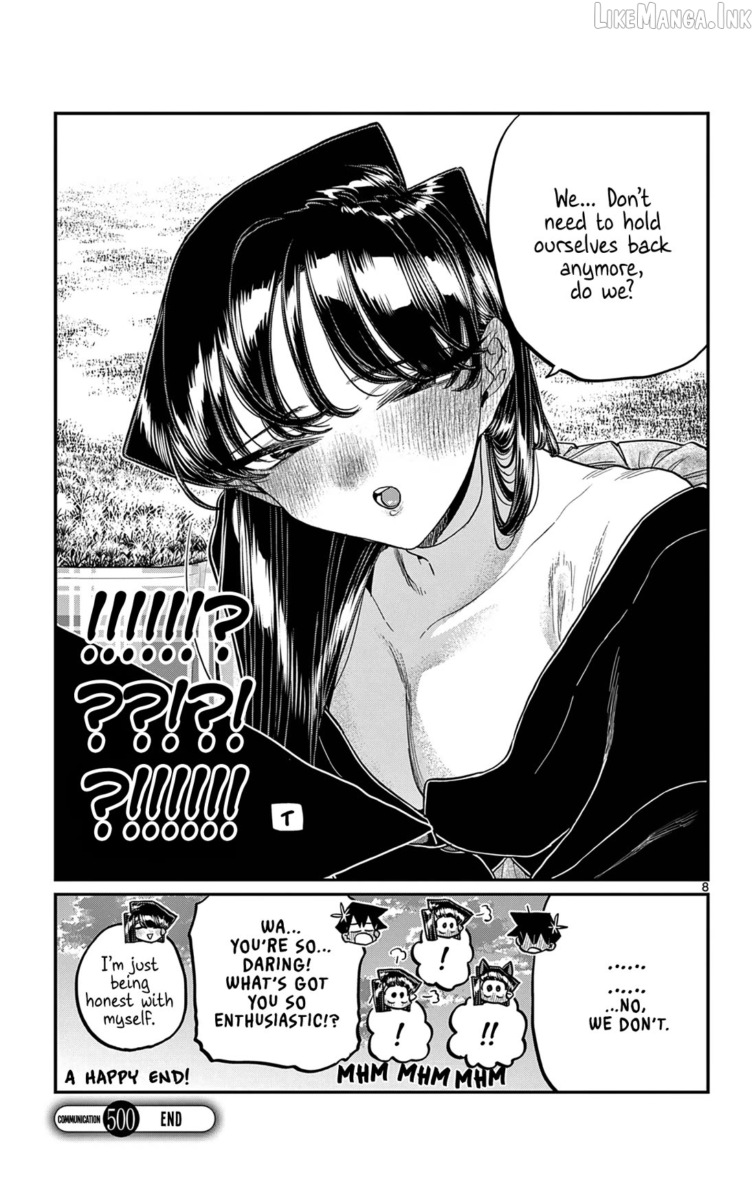 Komi-san wa Komyushou Desu Chapter 500 - page 8