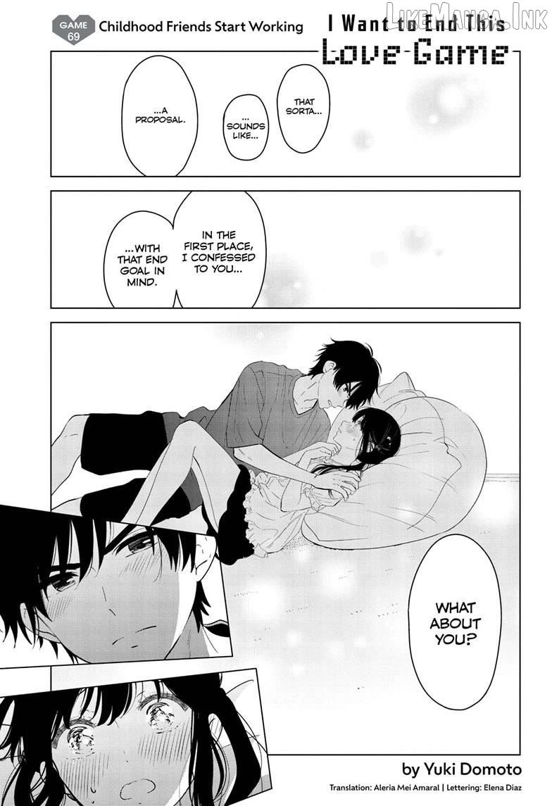 Aishiteru Game wo Owarasetai Chapter 69 - page 1
