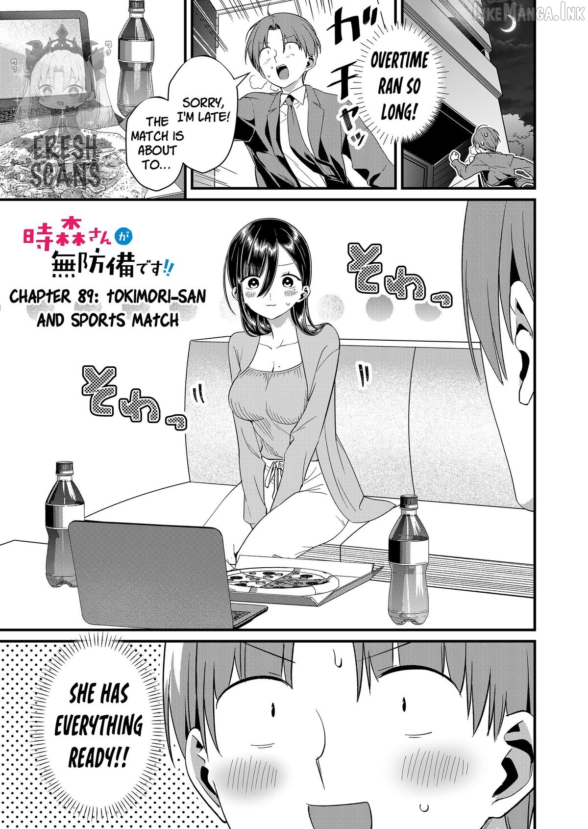 Tokimori-san Is Completely Defenseless!! Chapter 89 - page 1