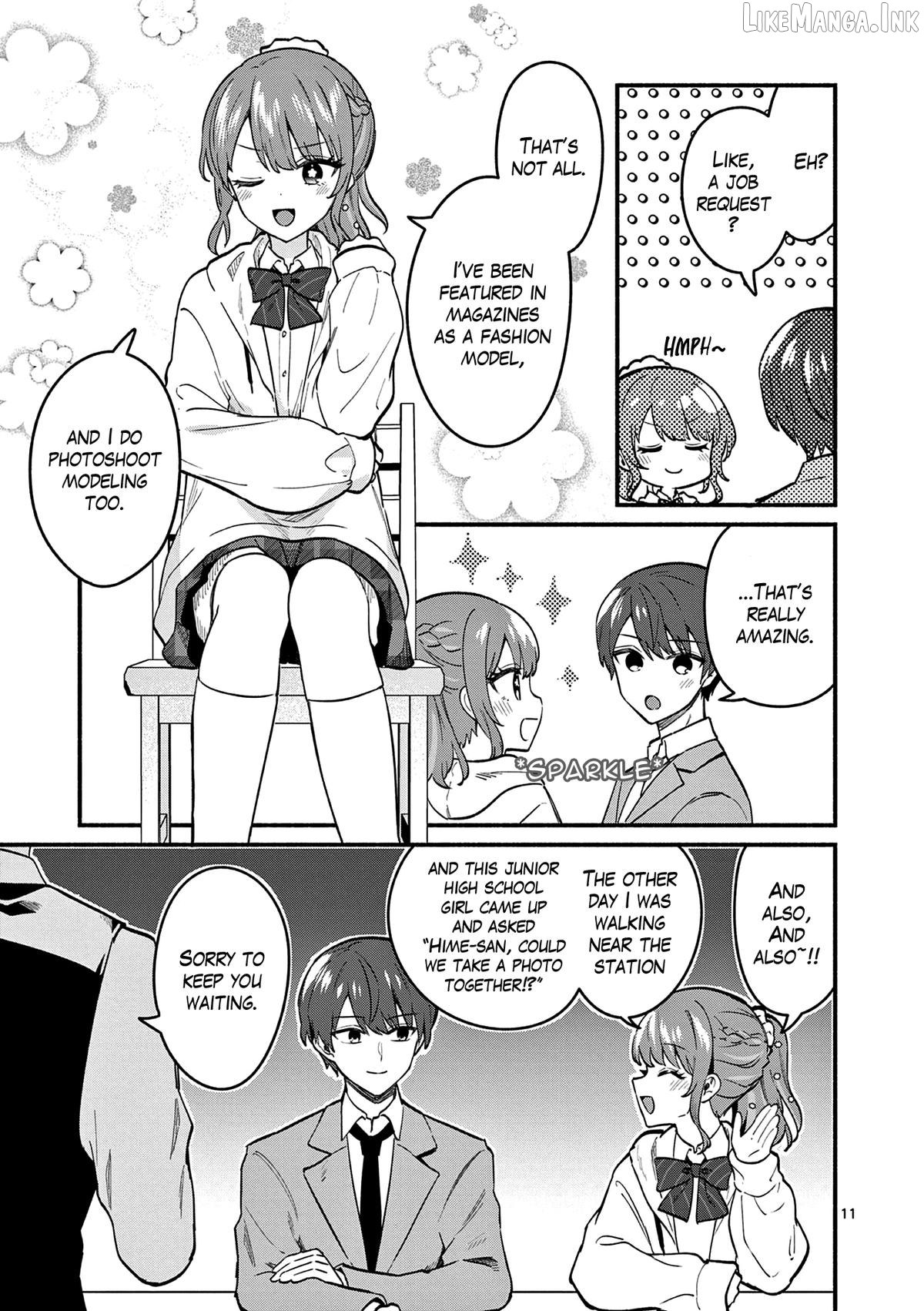 Shiotaiou no Sato-san ga Ore ni dake Amai Chapter 84 - page 11