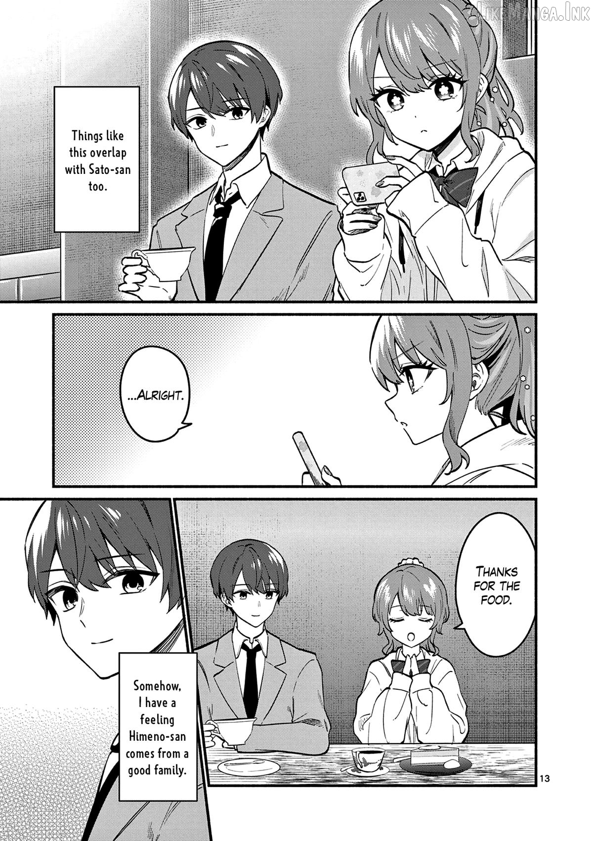 Shiotaiou no Sato-san ga Ore ni dake Amai Chapter 84 - page 13