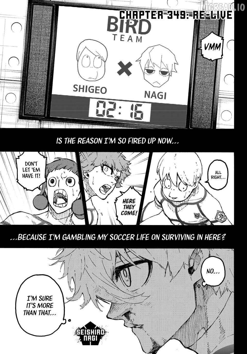 Blue Lock Chapter 349 - page 1