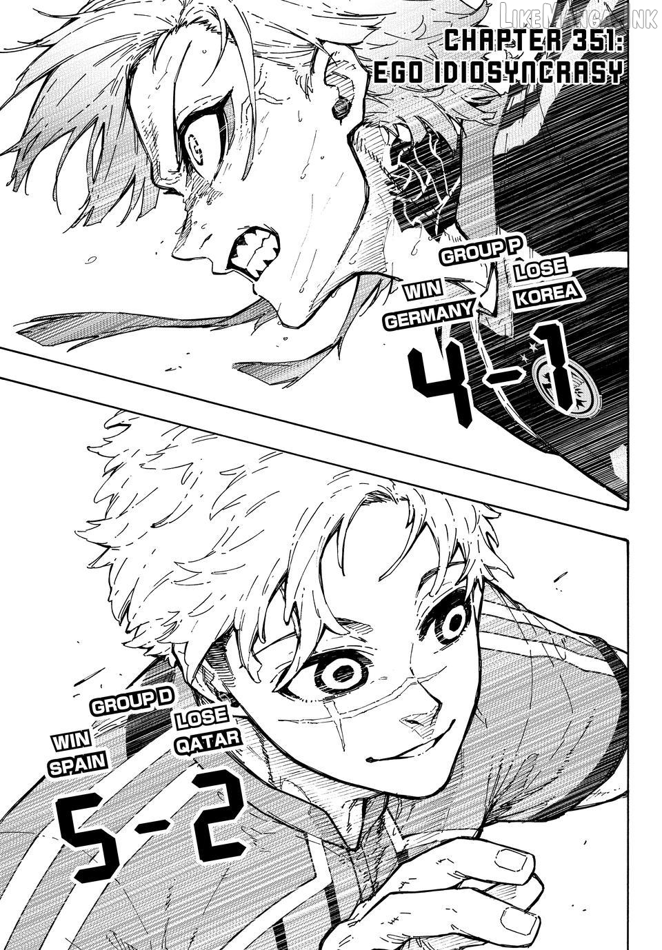 Blue Lock Chapter 351 - page 1