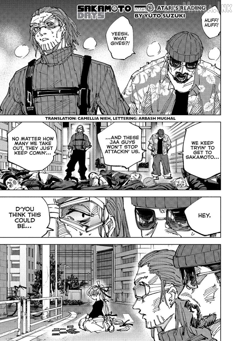 Sakamoto Days Chapter 265 - page 1