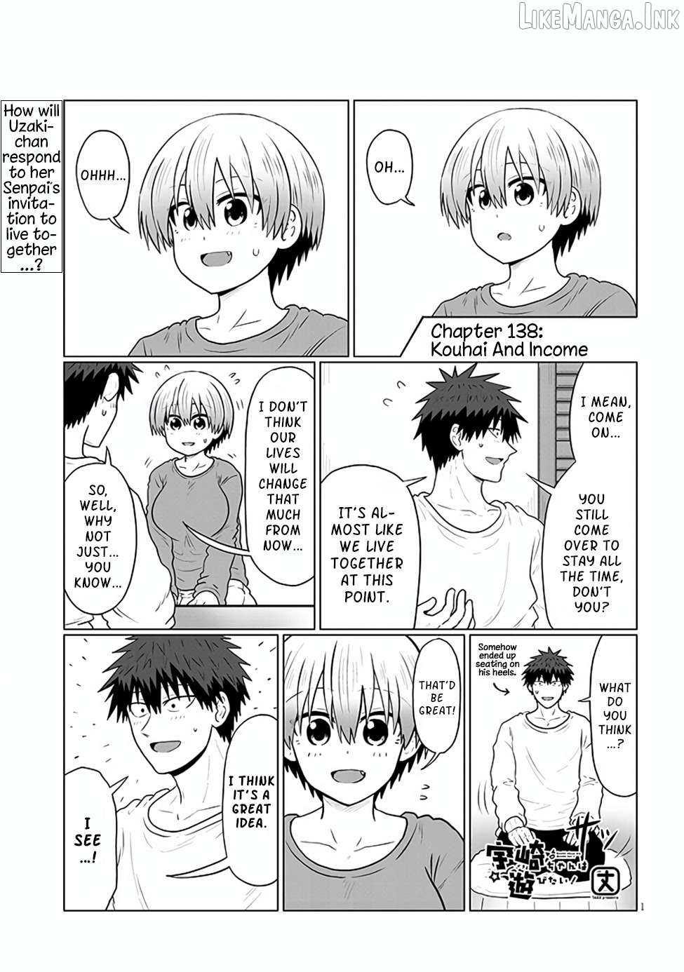 Uzaki-chan wa Asobitai! Chapter 138 - page 1