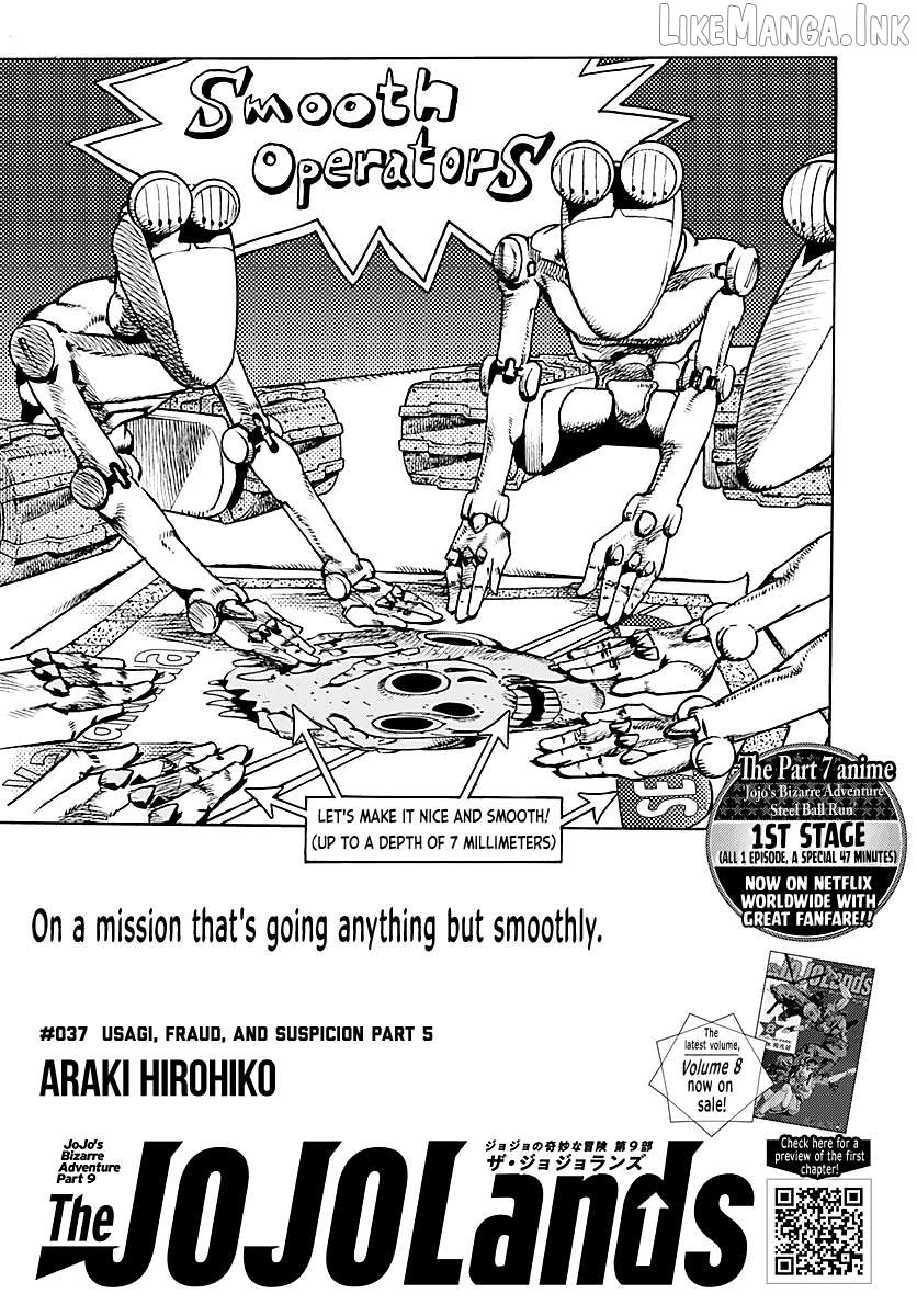 Jojo's Bizarre Adventure Part 9 - The Jojolands Chapter 37 - page 1
