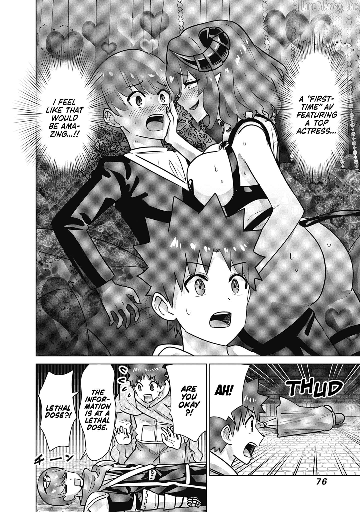 Isekai Pornstar ~Shiru danyuu ga isekai tensei shite ero chishiki furu katsuyo de musou danyuu ni naru hanashi ~ Chapter 76 - page 14