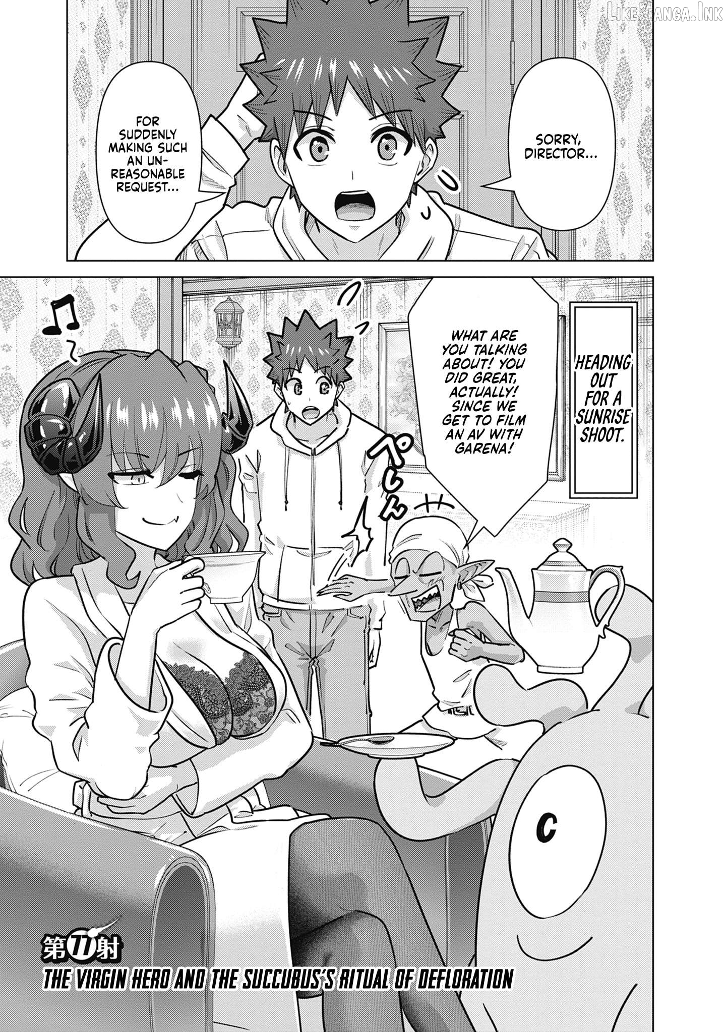 Isekai Pornstar ~Shiru danyuu ga isekai tensei shite ero chishiki furu katsuyo de musou danyuu ni naru hanashi ~ Chapter 77 - page 1