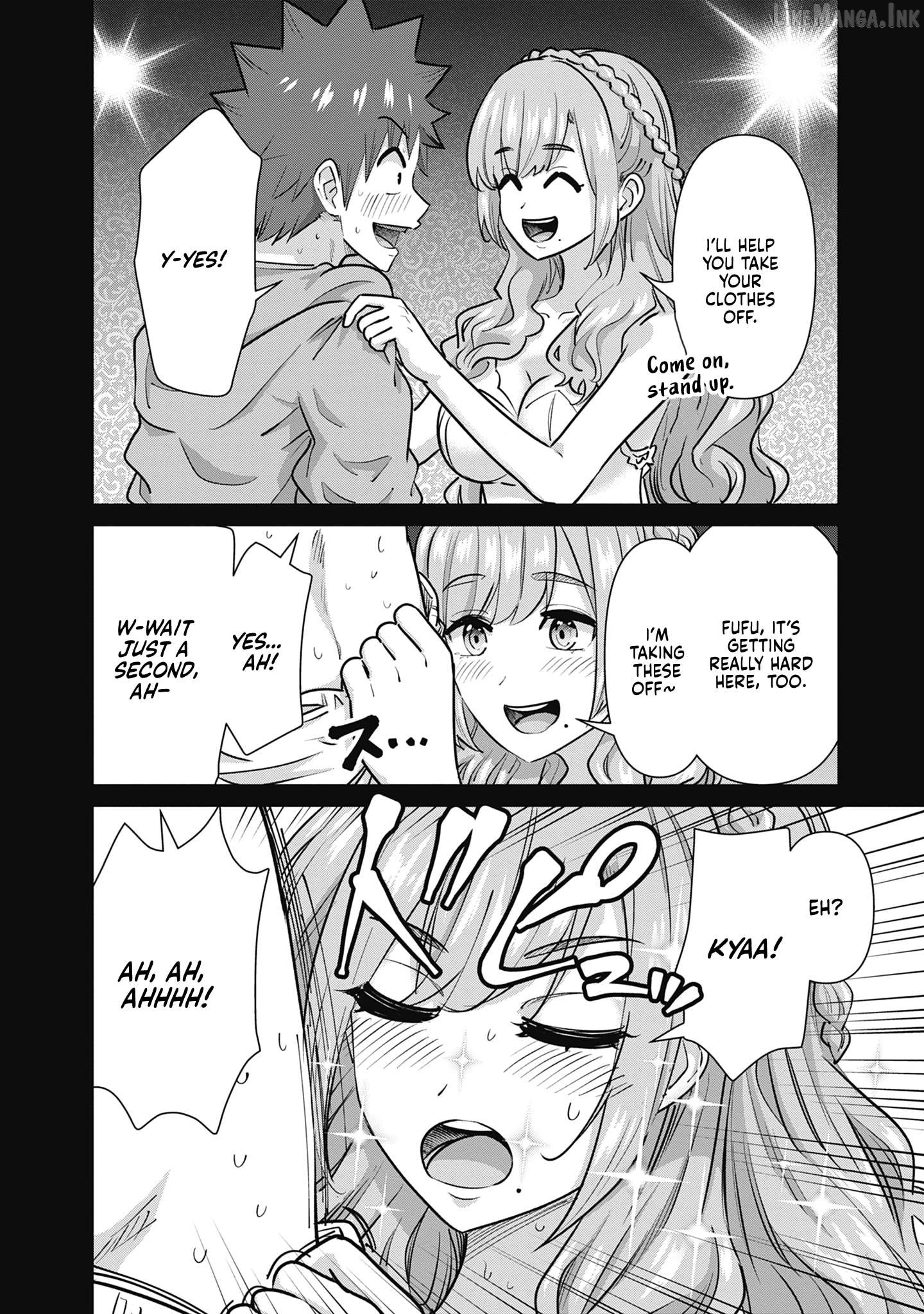 Isekai Pornstar ~Shiru danyuu ga isekai tensei shite ero chishiki furu katsuyo de musou danyuu ni naru hanashi ~ Chapter 77 - page 10