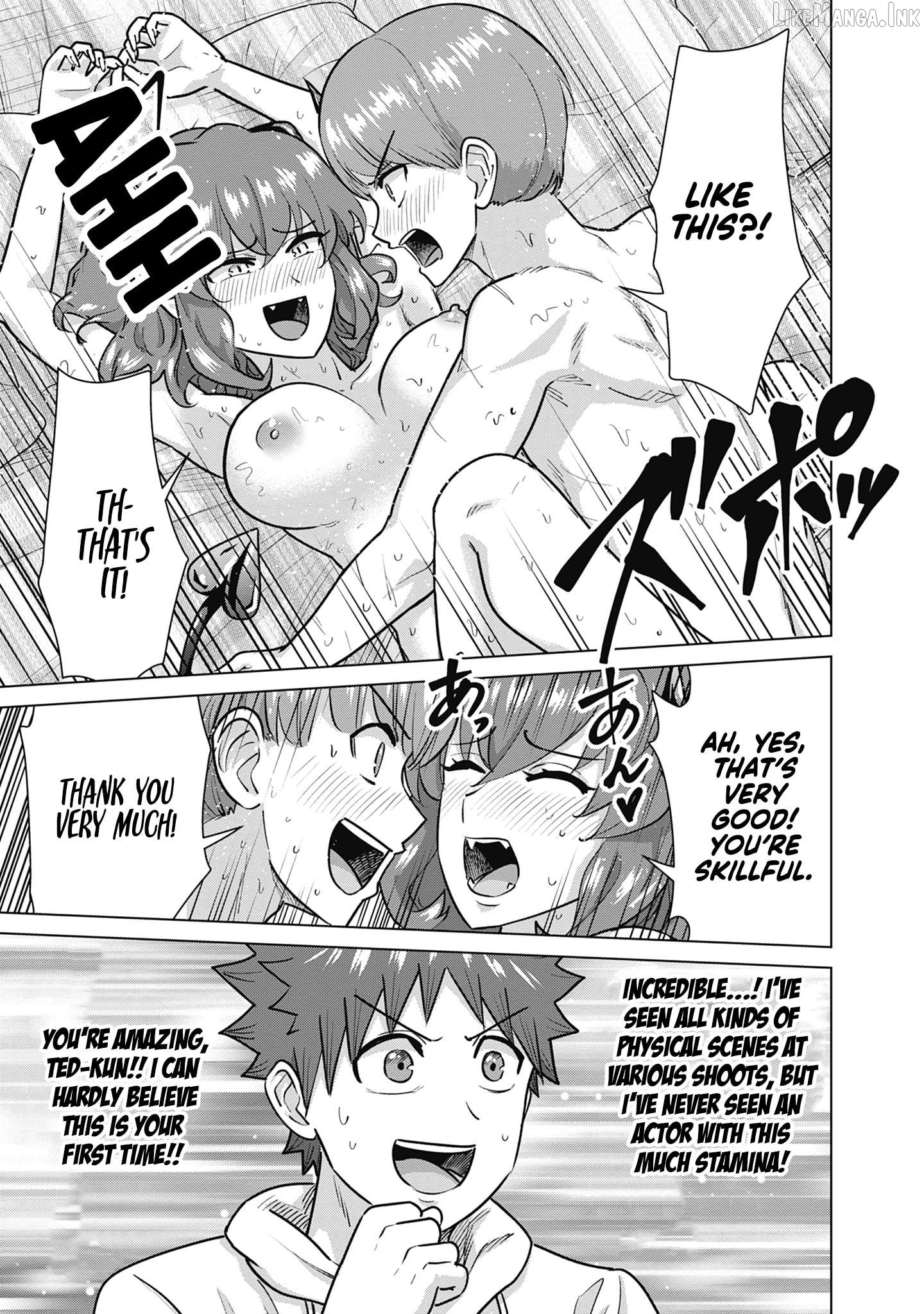 Isekai Pornstar ~Shiru danyuu ga isekai tensei shite ero chishiki furu katsuyo de musou danyuu ni naru hanashi ~ Chapter 78 - page 15