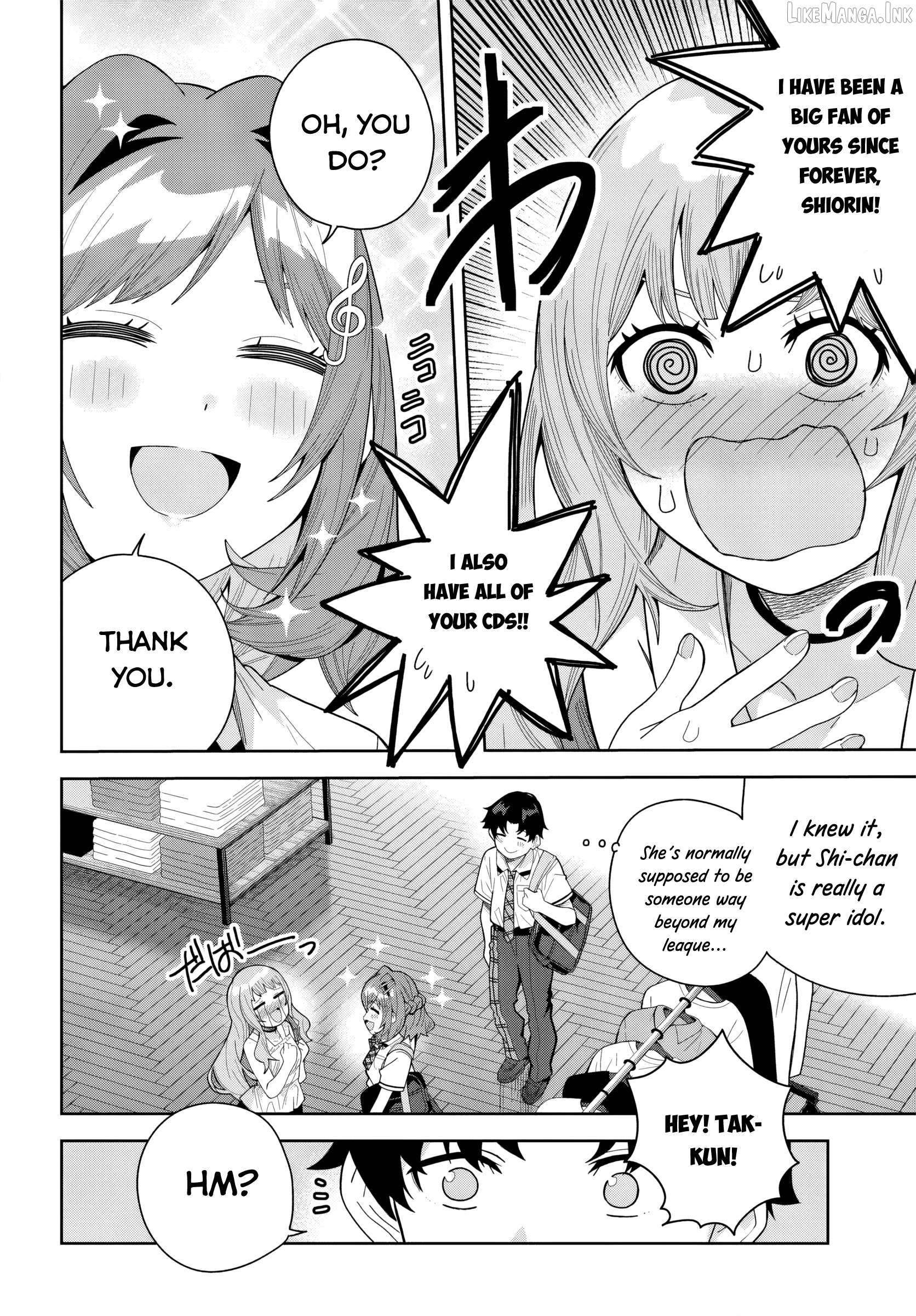 Classmate No Moto Idol Ga, Tonikaku Kyodou Fushin Nan Desu Chapter 27 - page 6