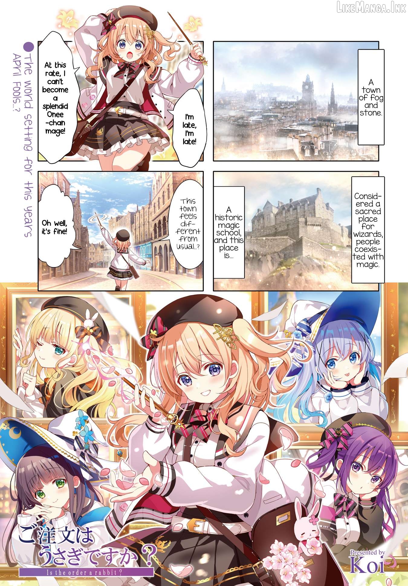 Gochuumon wa Usagi Desu ka? Chapter 188 - page 1