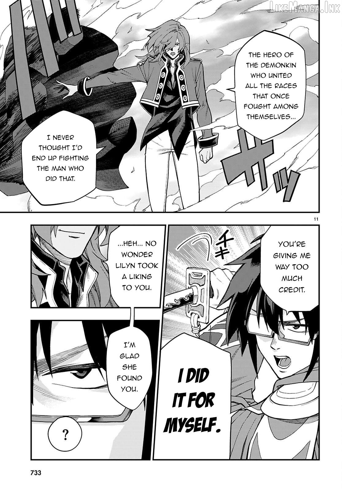 Konjiki no Moji Tsukai - Yuusha Yonin ni Makikomareta Unique Cheat Chapter 131 - page 12