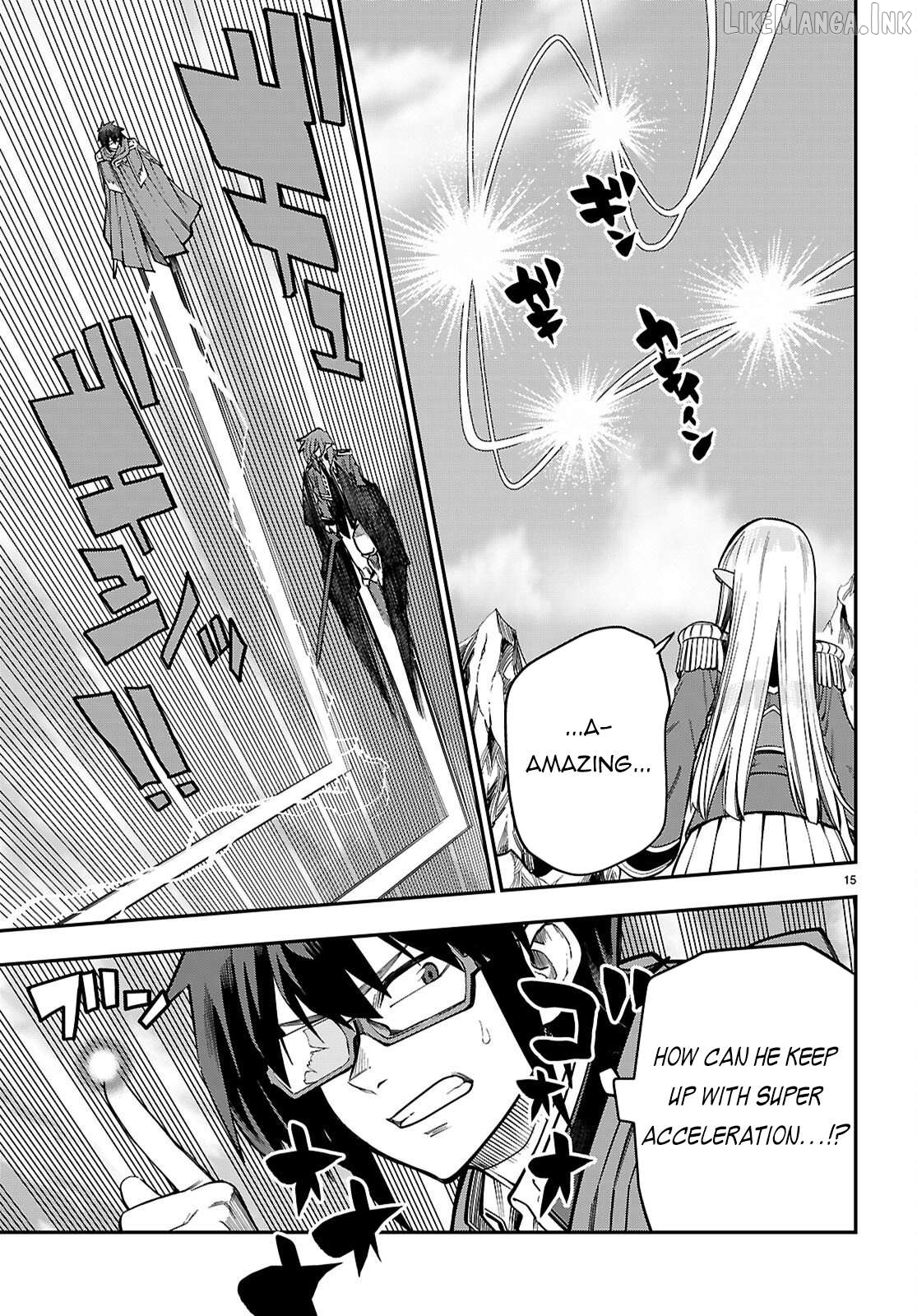 Konjiki no Moji Tsukai - Yuusha Yonin ni Makikomareta Unique Cheat Chapter 131 - page 16