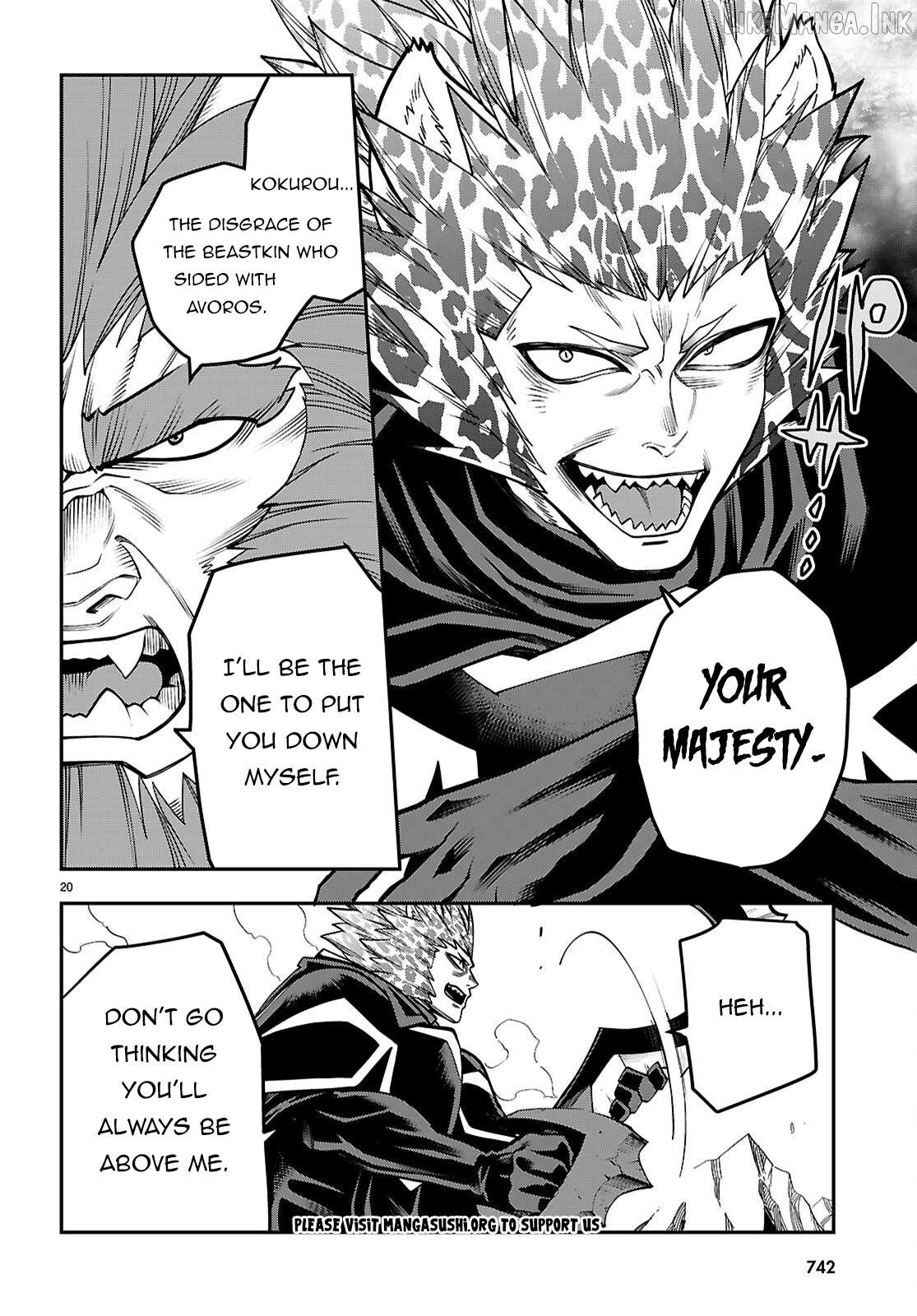 Konjiki no Moji Tsukai - Yuusha Yonin ni Makikomareta Unique Cheat Chapter 131 - page 21