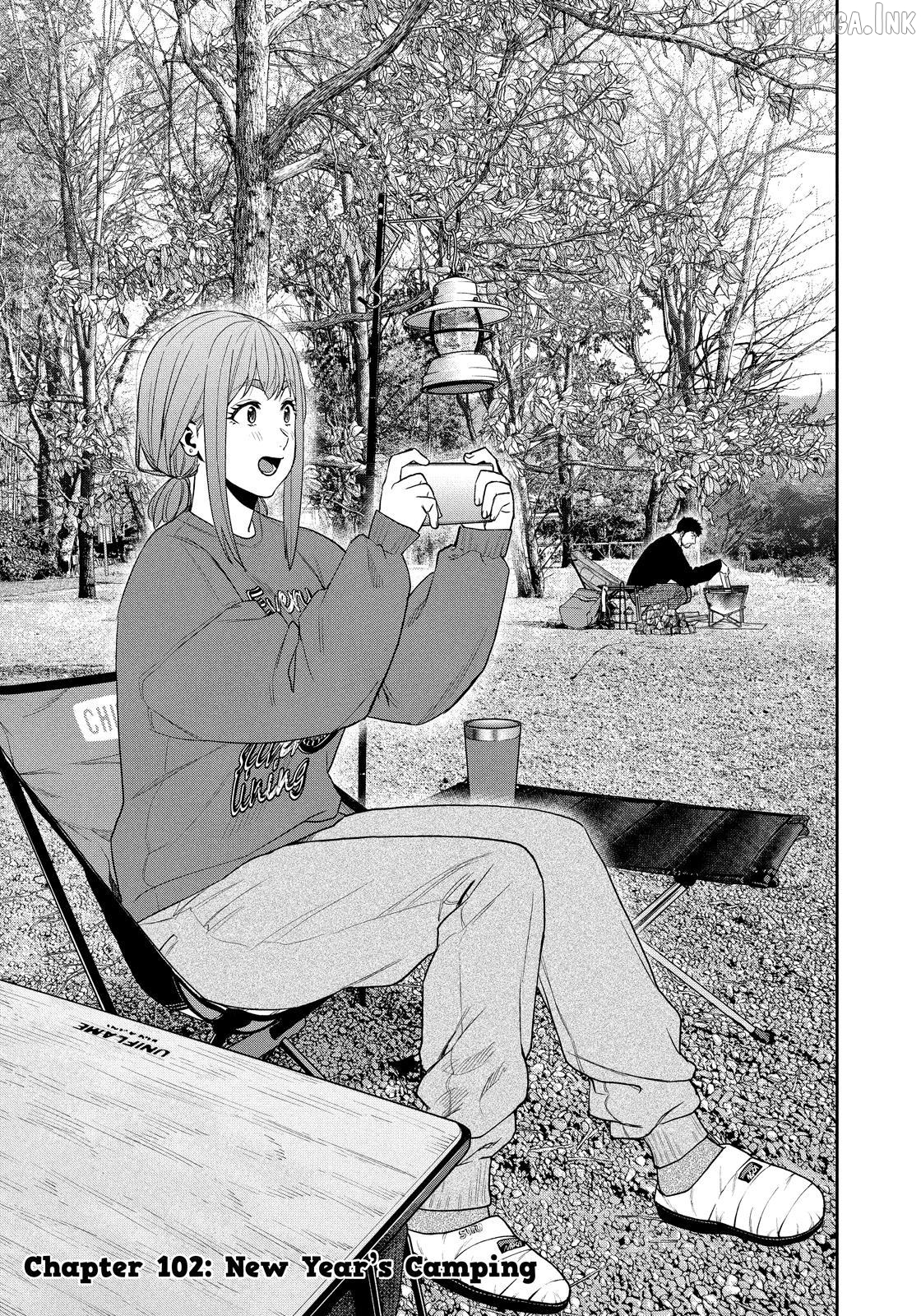 Futari Solo Camp Chapter 102 - page 1
