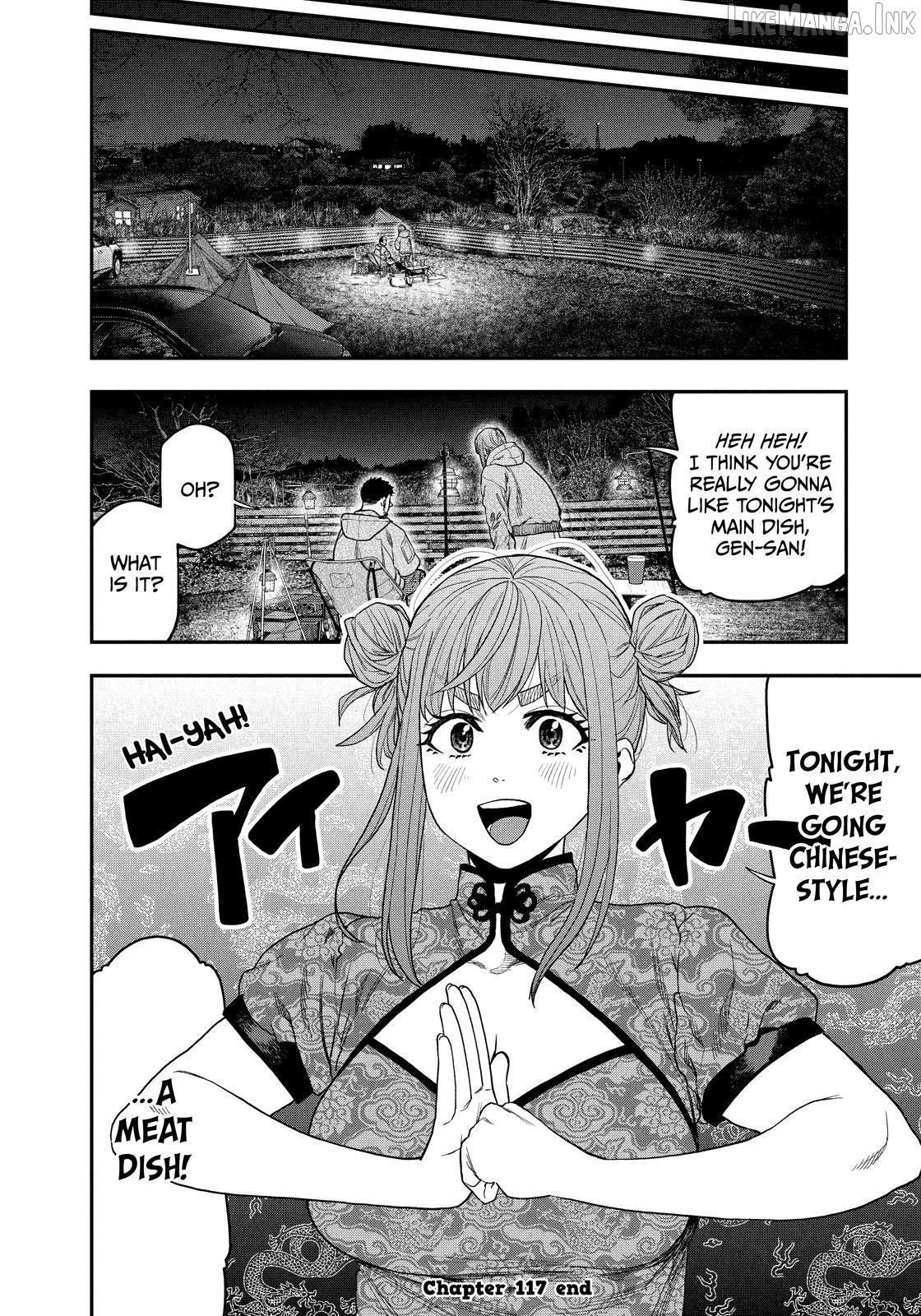 Futari Solo Camp Chapter 117 - page 18