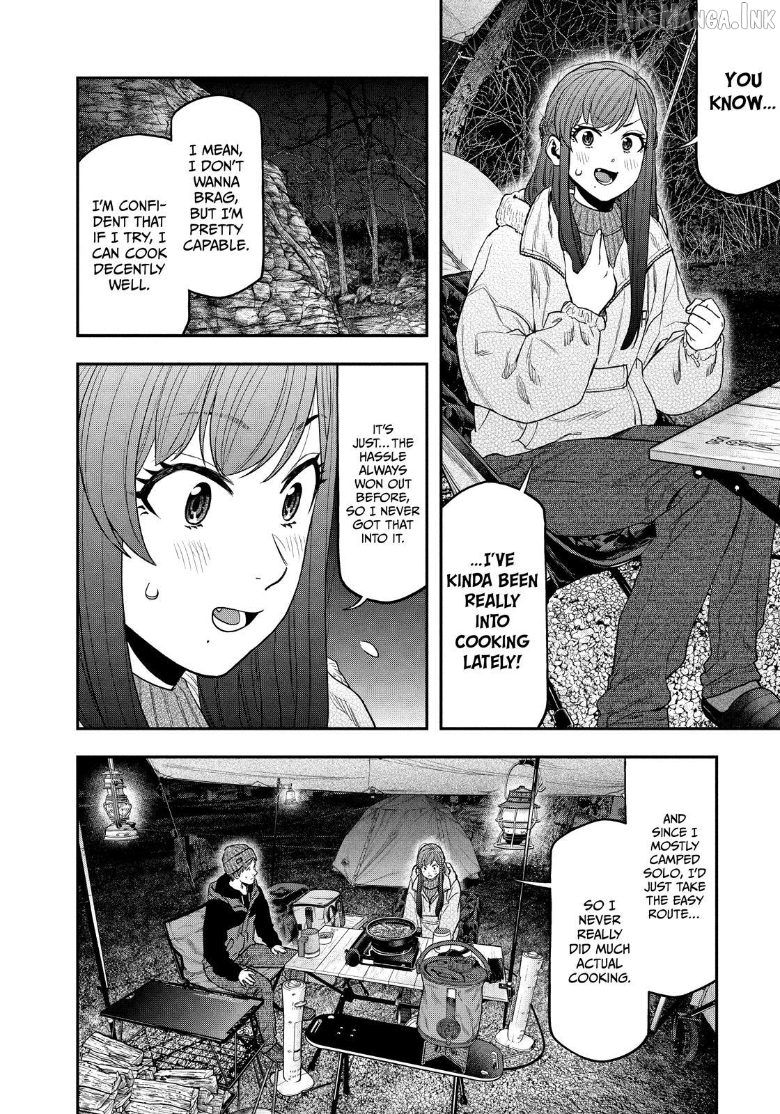 Futari Solo Camp Chapter 112 - page 14