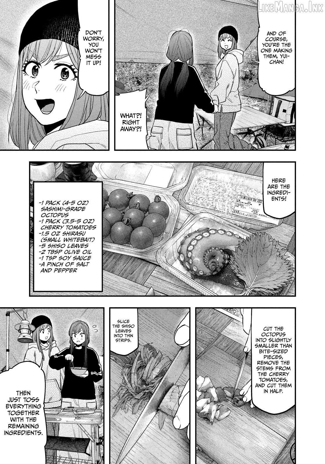 Futari Solo Camp Chapter 120 - page 13