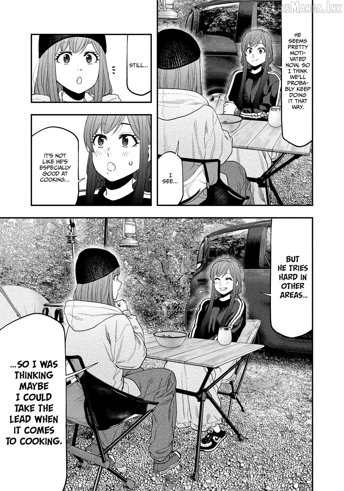 Futari Solo Camp Chapter 121 - page 13
