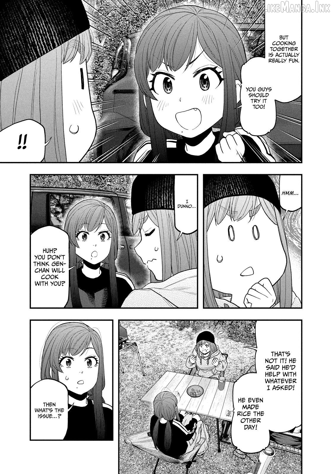 Futari Solo Camp Chapter 121 - page 15
