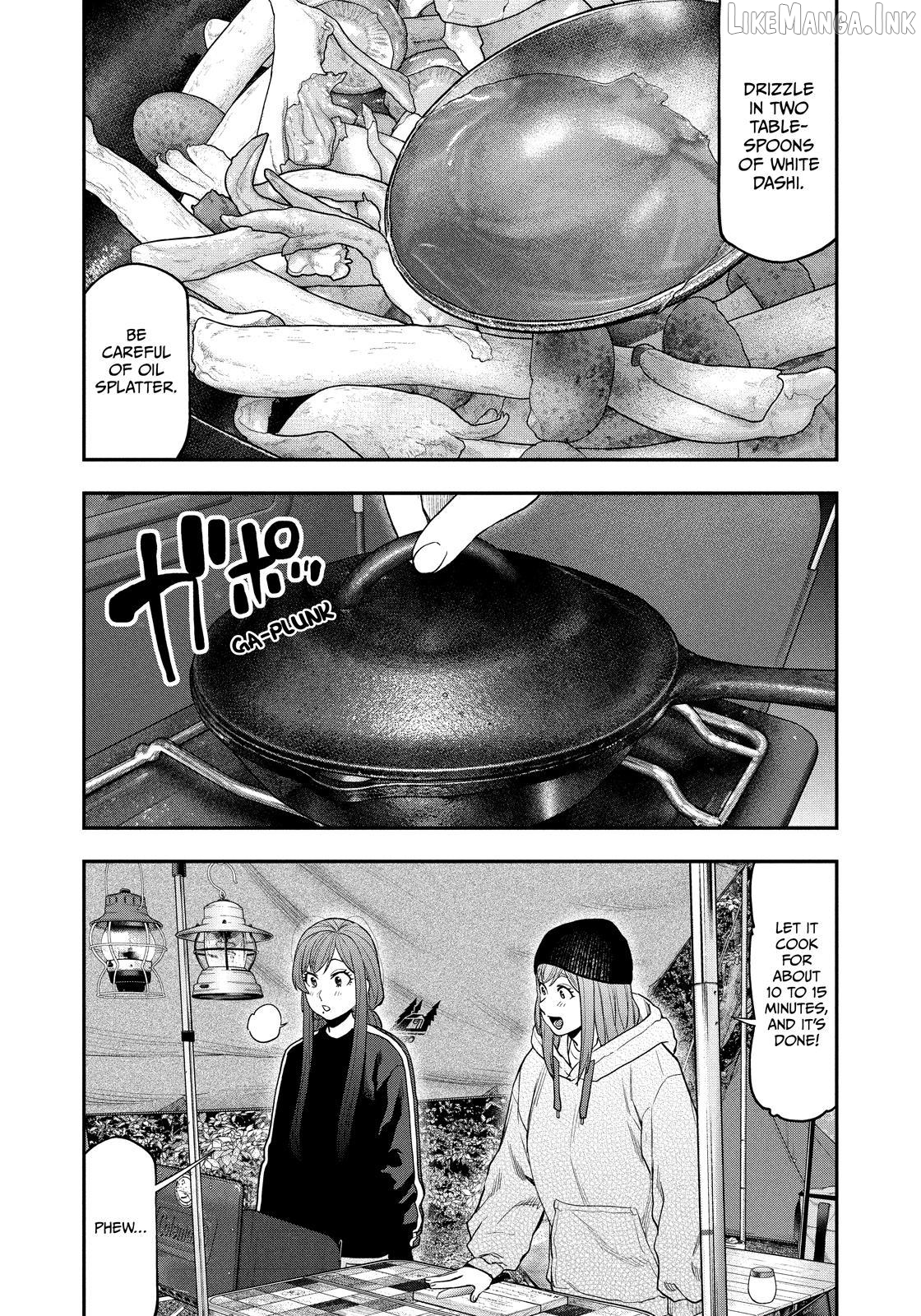 Futari Solo Camp Chapter 122 - page 15