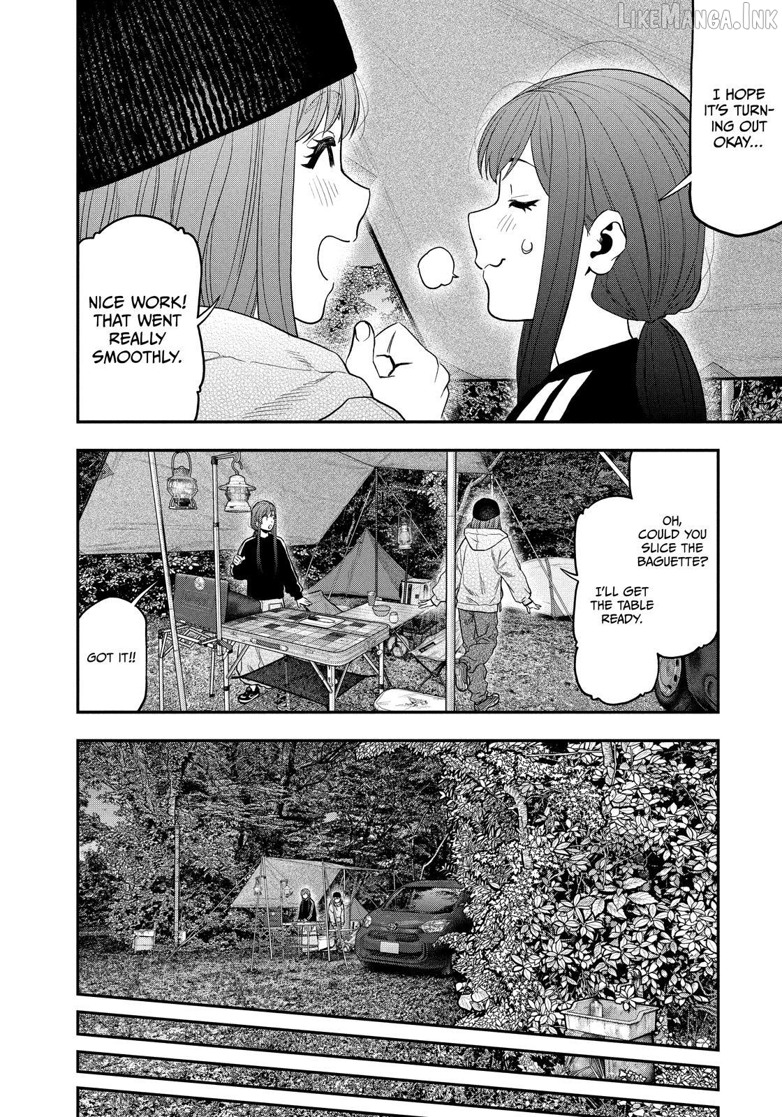 Futari Solo Camp Chapter 122 - page 16