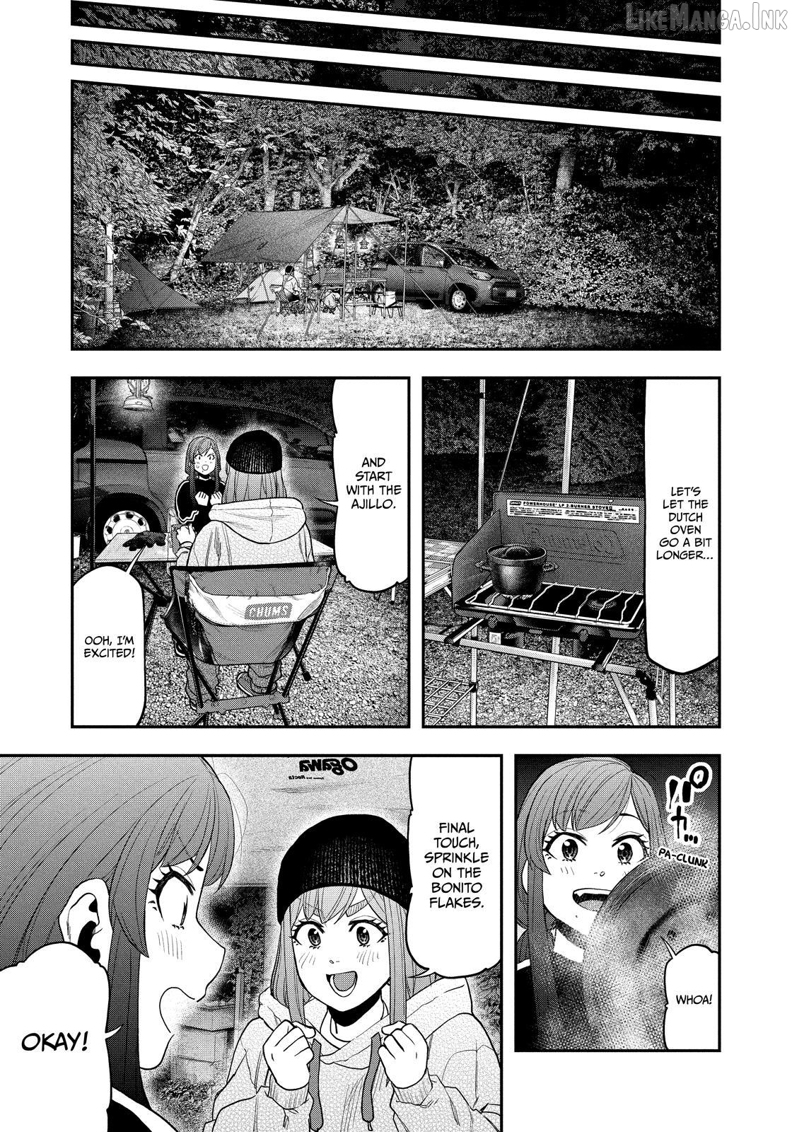 Futari Solo Camp Chapter 122 - page 17