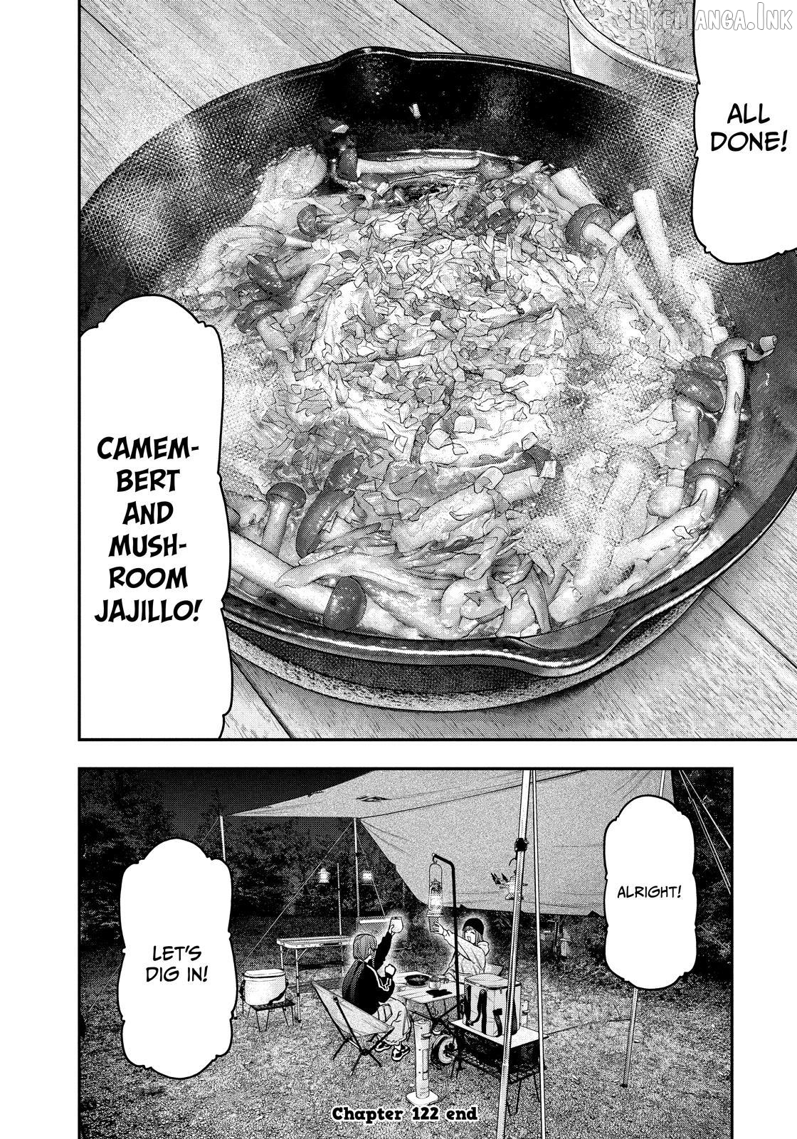 Futari Solo Camp Chapter 122 - page 18