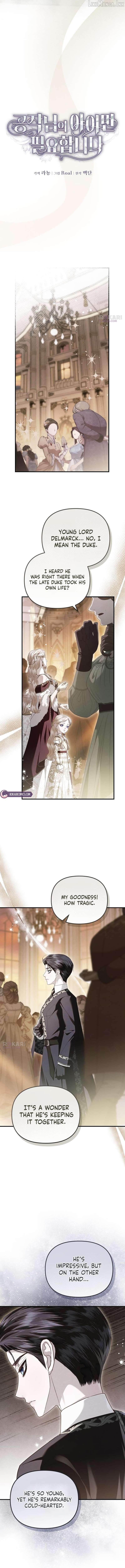 I Only Need the Duke's Child Chapter 18 - page 3
