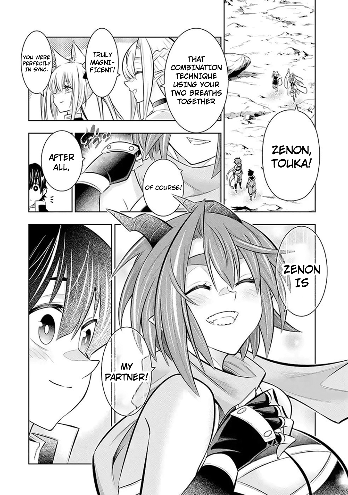 Man-nen F-Rank "Tsuuyaku" Sukiru-mochi Teihen Boukensha, Ishu-zoku no Saikyou Bishoujo-tachi to Party wo Kundesainou ni Kaikashi Musou suru Chapter 7 - page 31