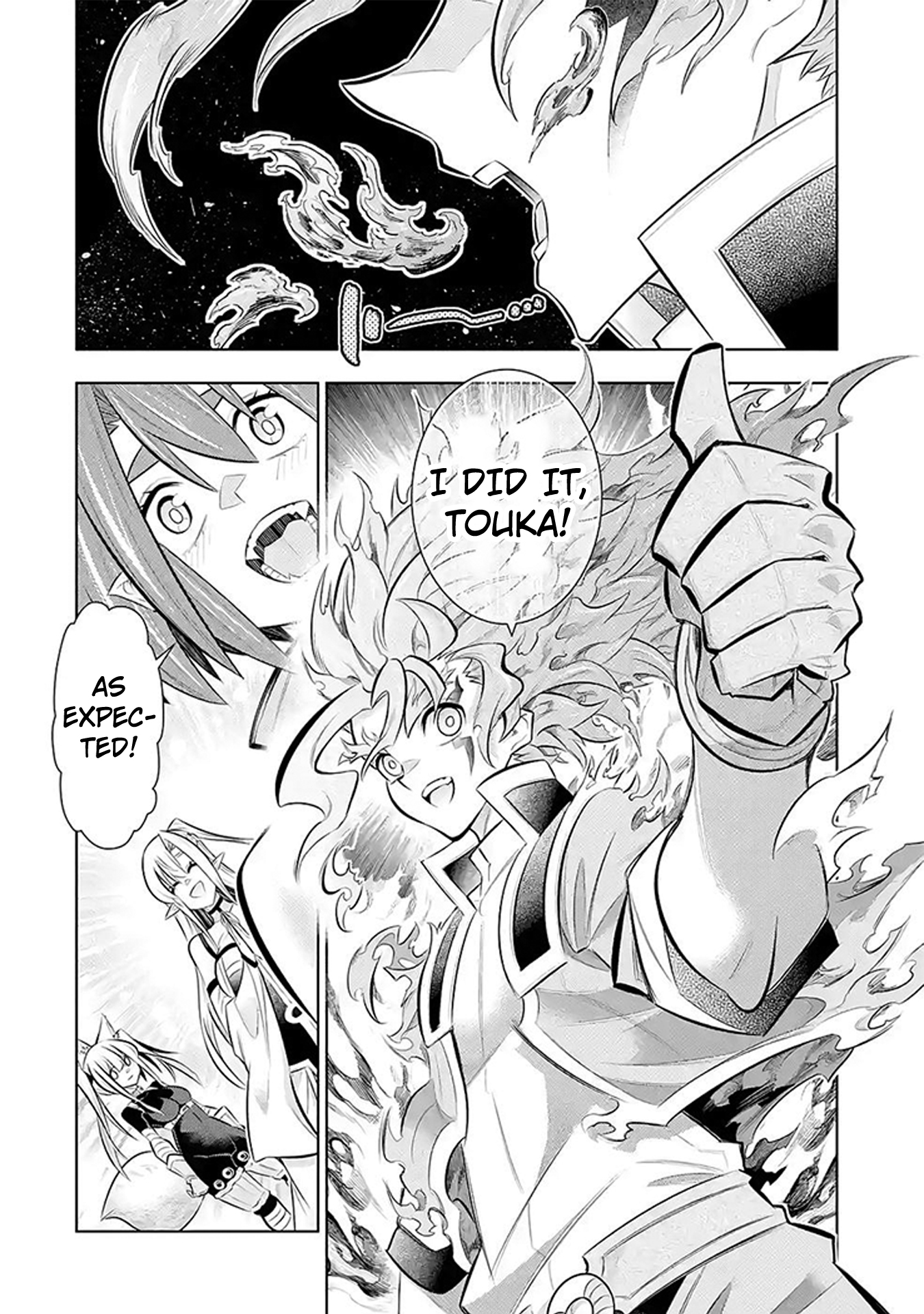 Man-nen F-Rank "Tsuuyaku" Sukiru-mochi Teihen Boukensha, Ishu-zoku no Saikyou Bishoujo-tachi to Party wo Kundesainou ni Kaikashi Musou suru Chapter 7 - page 7