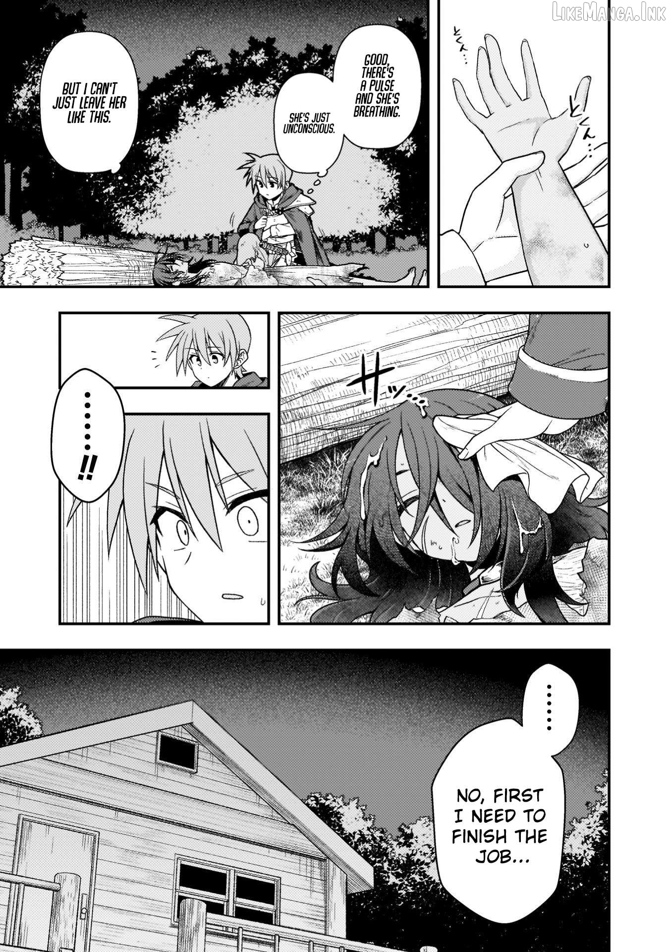 Inochiwake no Boukensha ~Fukou Shoujo wo Sukuttara Zenryoku de Suuhai Sareta node Sekinin Torazaru wo Enai~ Chapter 1 - page 12