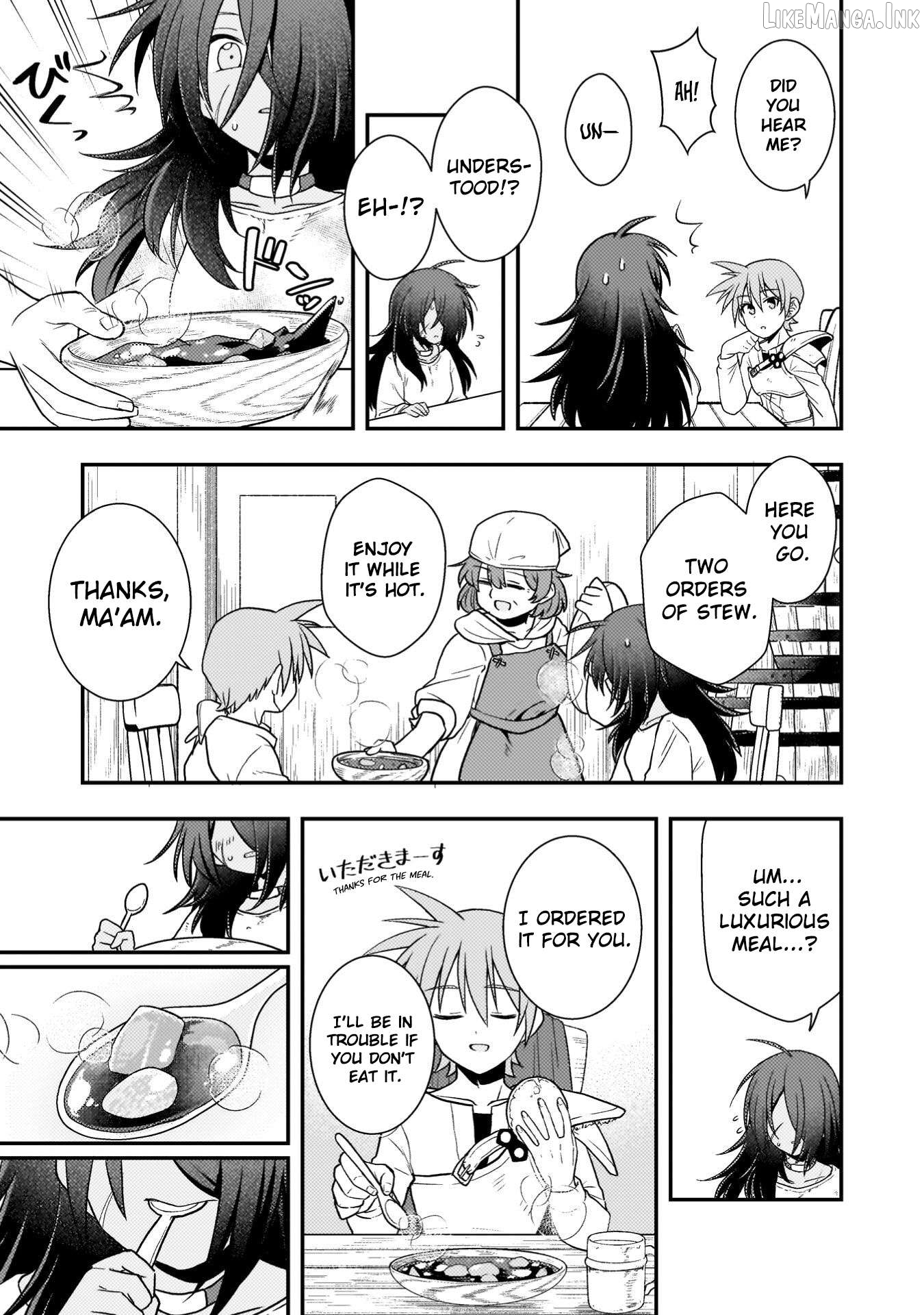 Inochiwake no Boukensha ~Fukou Shoujo wo Sukuttara Zenryoku de Suuhai Sareta node Sekinin Torazaru wo Enai~ Chapter 1 - page 36