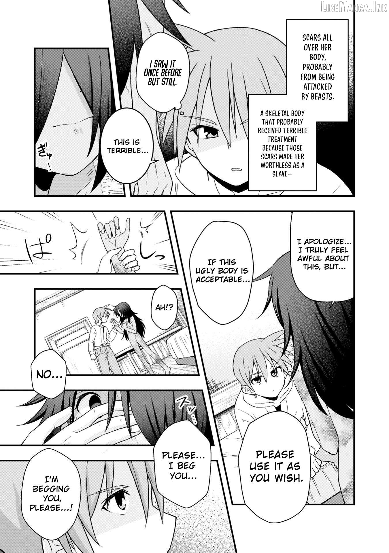 Inochiwake no Boukensha ~Fukou Shoujo wo Sukuttara Zenryoku de Suuhai Sareta node Sekinin Torazaru wo Enai~ Chapter 1 - page 42
