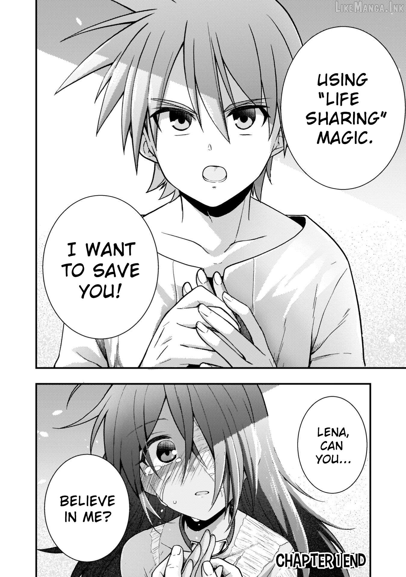 Inochiwake no Boukensha ~Fukou Shoujo wo Sukuttara Zenryoku de Suuhai Sareta node Sekinin Torazaru wo Enai~ Chapter 1 - page 45