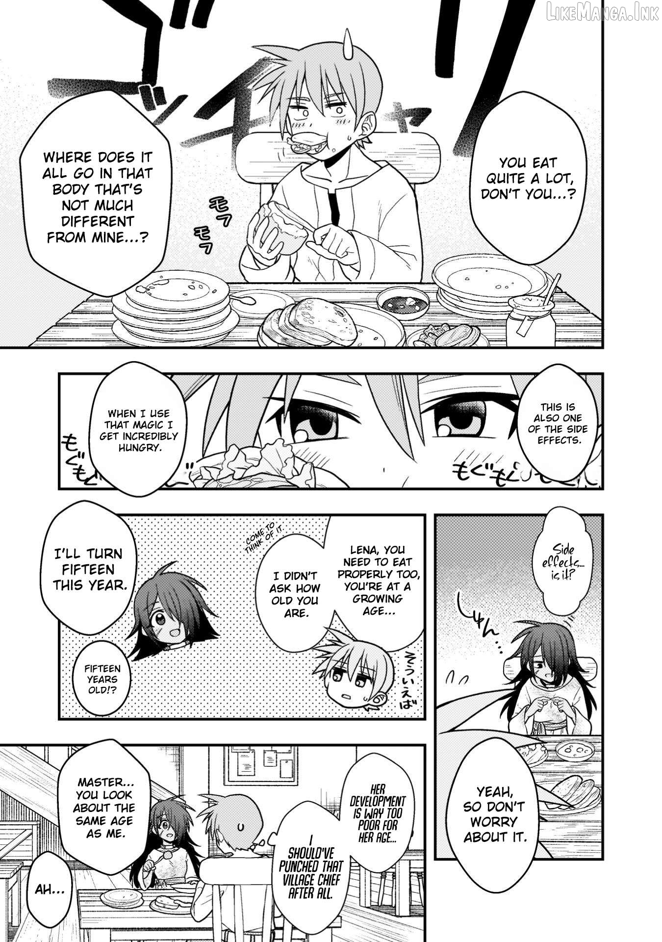 Inochiwake no Boukensha ~Fukou Shoujo wo Sukuttara Zenryoku de Suuhai Sareta node Sekinin Torazaru wo Enai~ Chapter 2 - page 21