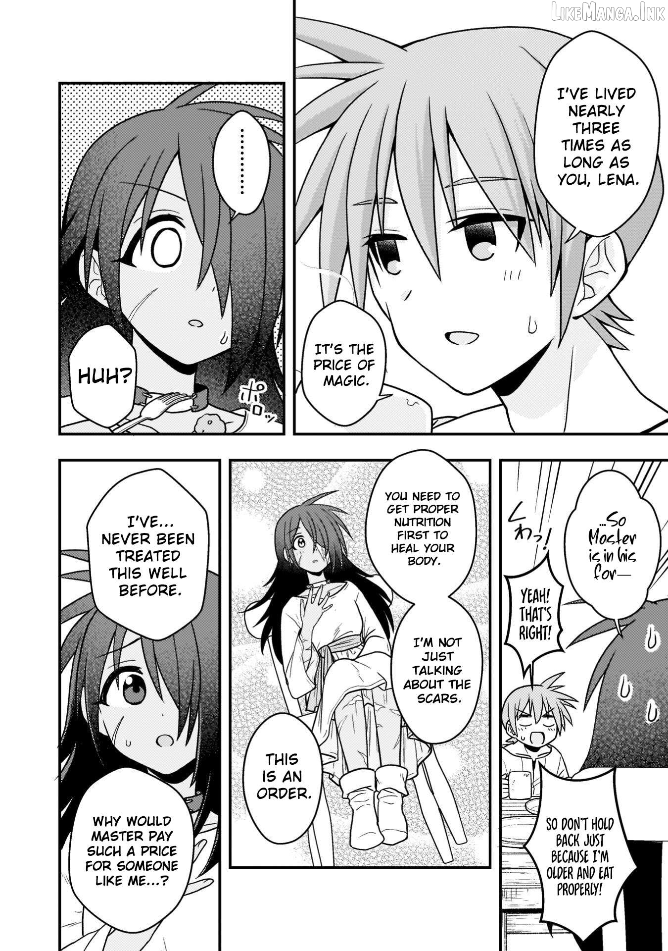 Inochiwake no Boukensha ~Fukou Shoujo wo Sukuttara Zenryoku de Suuhai Sareta node Sekinin Torazaru wo Enai~ Chapter 2 - page 22