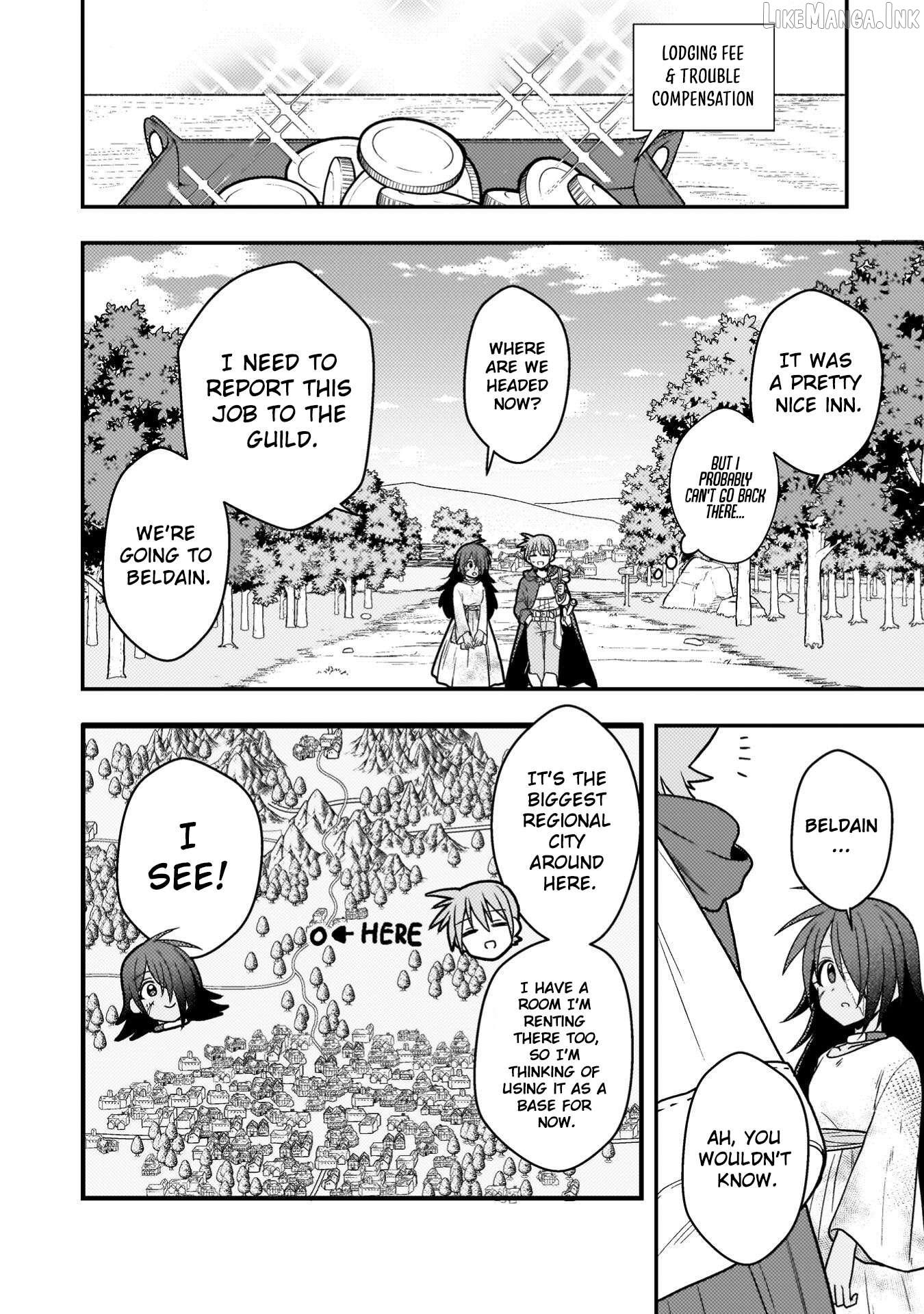 Inochiwake no Boukensha ~Fukou Shoujo wo Sukuttara Zenryoku de Suuhai Sareta node Sekinin Torazaru wo Enai~ Chapter 2 - page 24