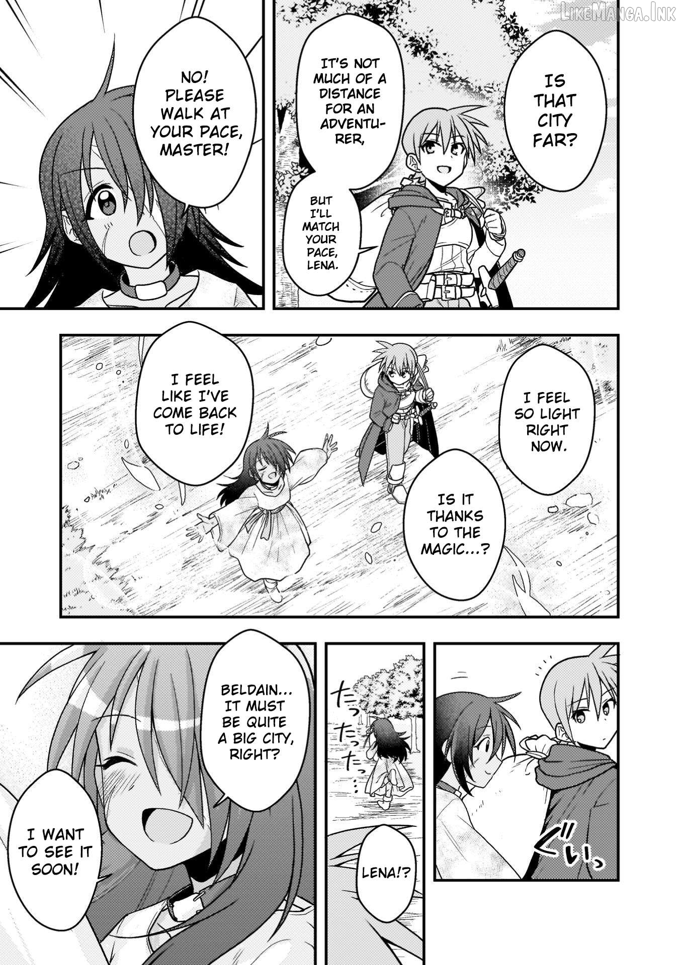 Inochiwake no Boukensha ~Fukou Shoujo wo Sukuttara Zenryoku de Suuhai Sareta node Sekinin Torazaru wo Enai~ Chapter 2 - page 25