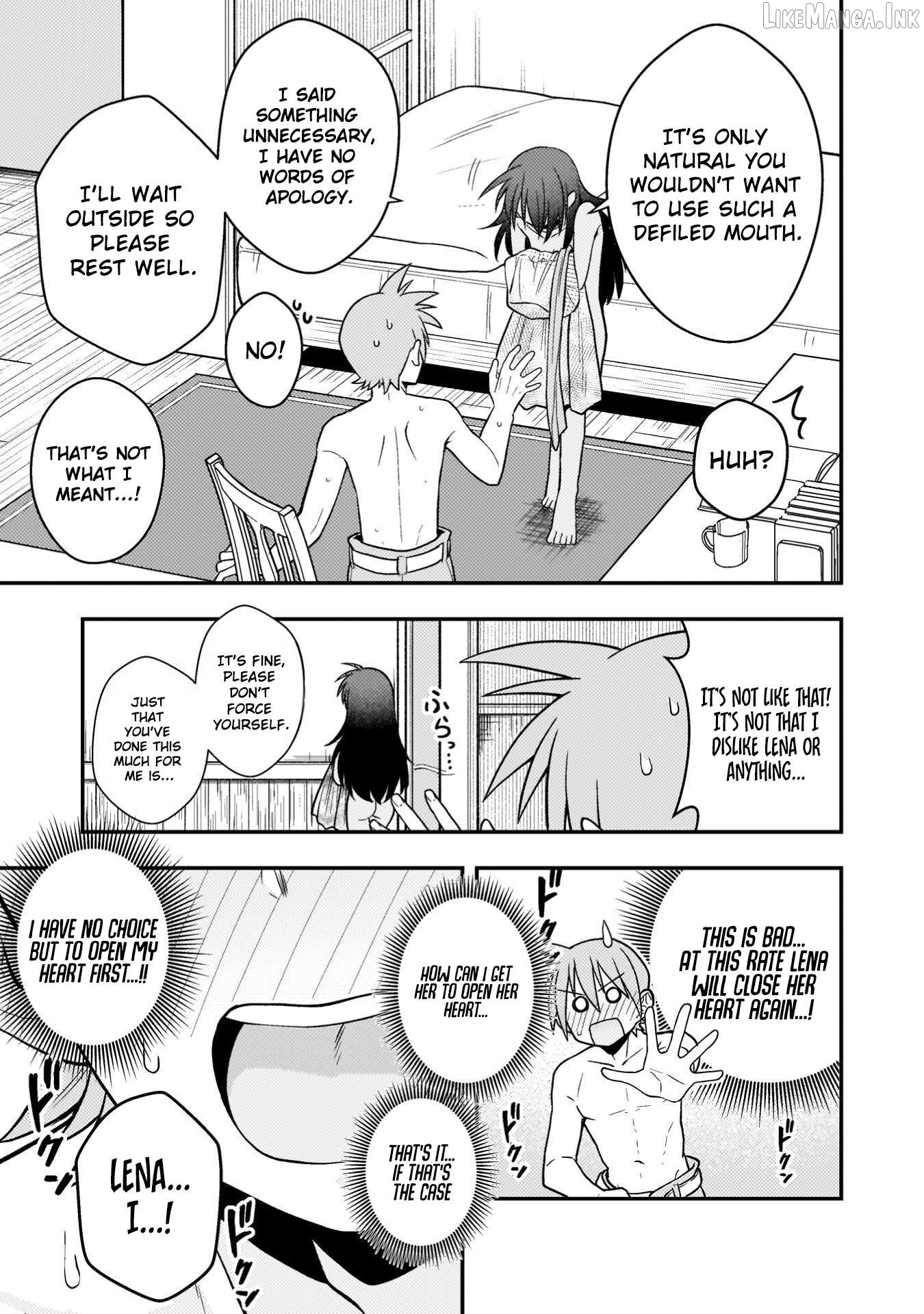 Inochiwake no Boukensha ~Fukou Shoujo wo Sukuttara Zenryoku de Suuhai Sareta node Sekinin Torazaru wo Enai~ Chapter 3 - page 10