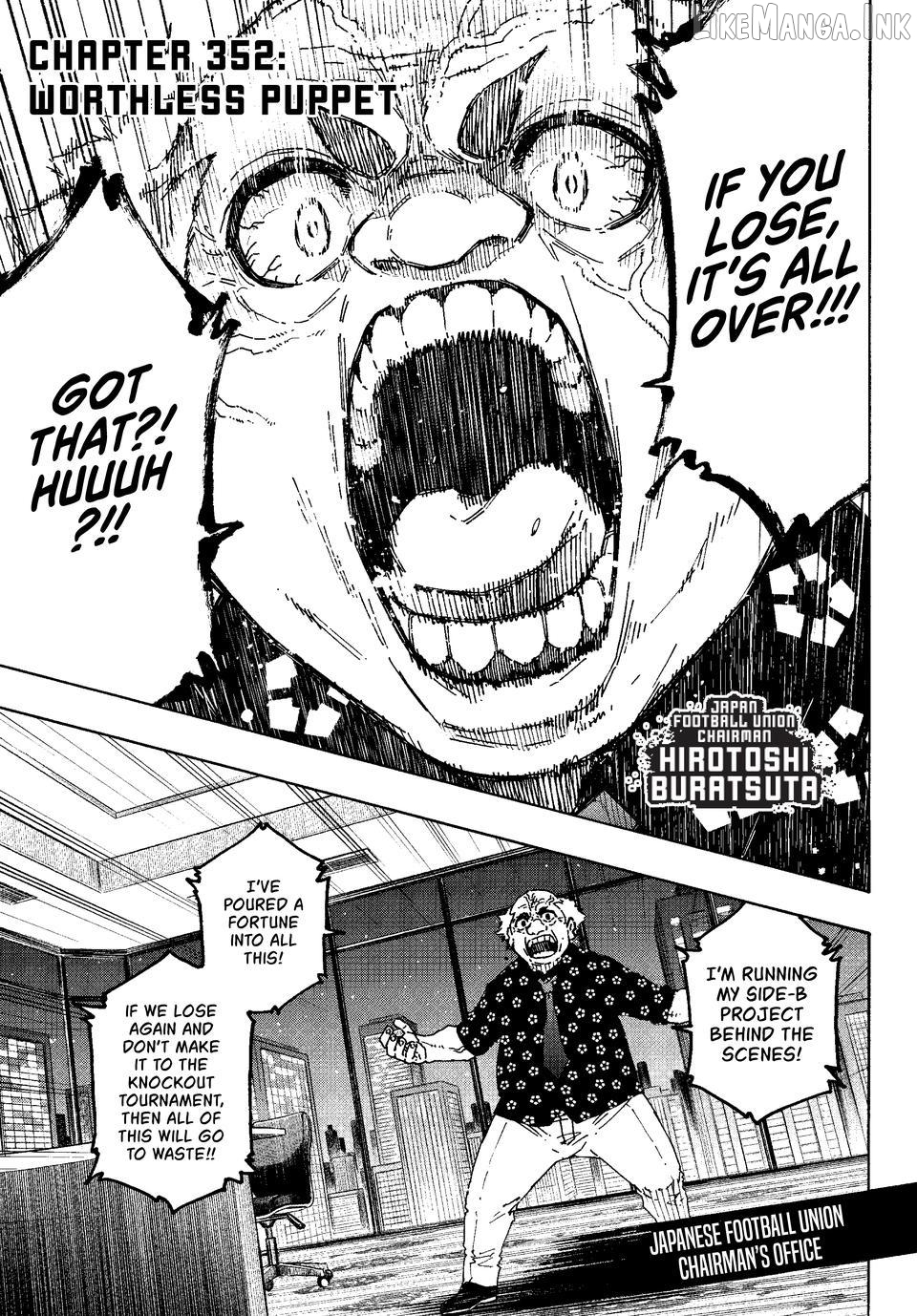 Blue Lock Chapter 352 - page 1